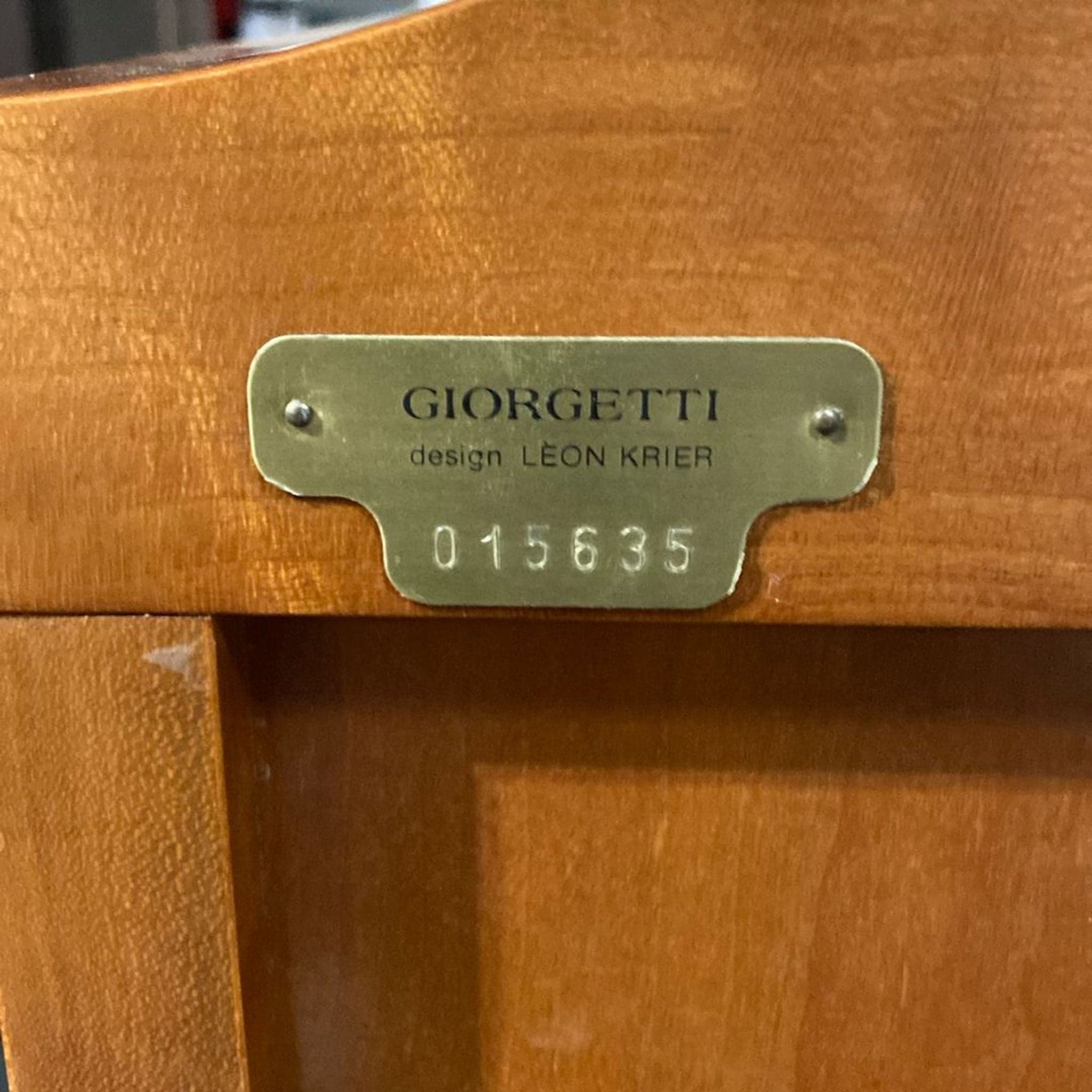 "Abacus" Sideboard Designed by Léon Krier for Giorgetti - Thumbnail 6