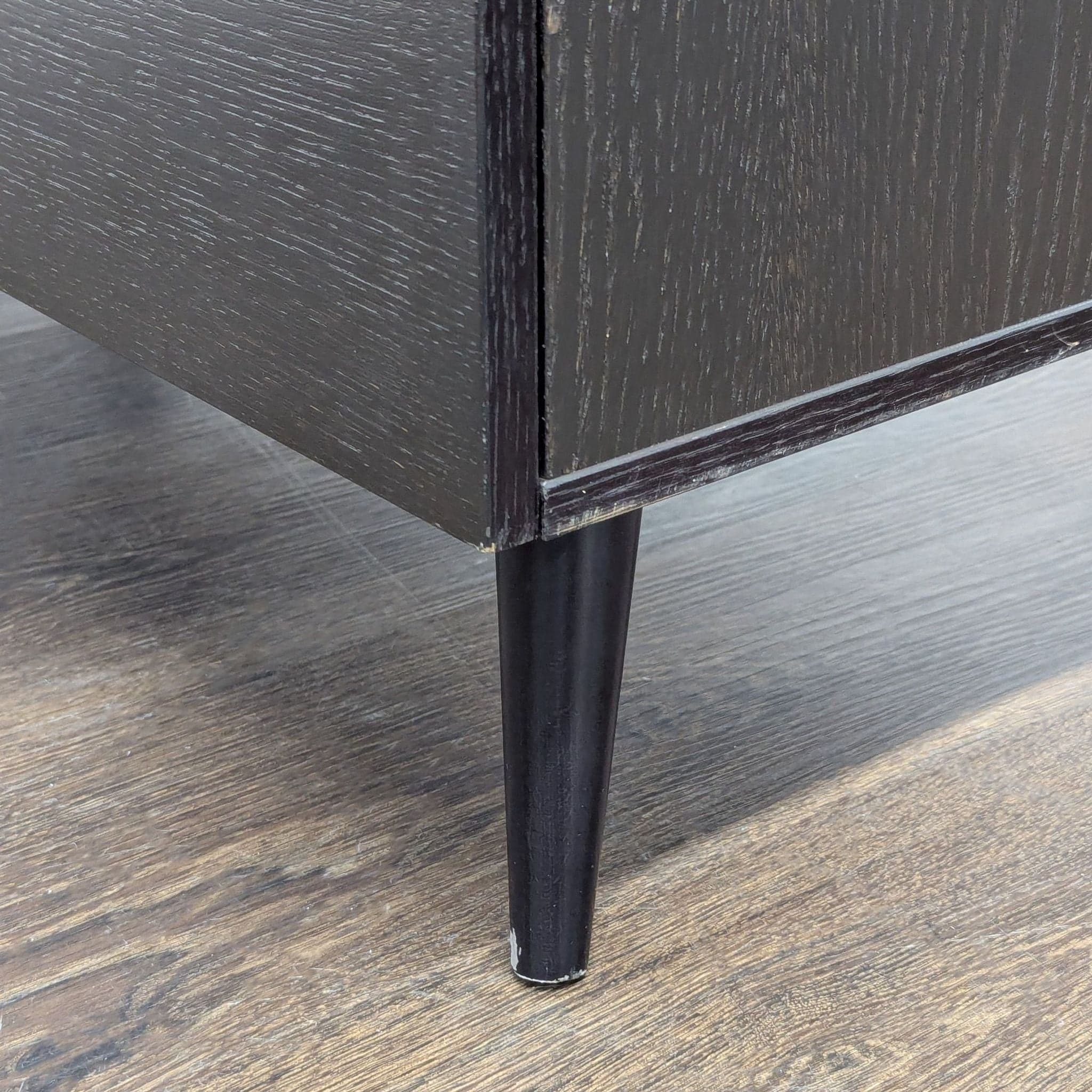 West Elm Adams Modern 3-Drawer Dresser in Espresso Wood Finish - Thumbnail 7