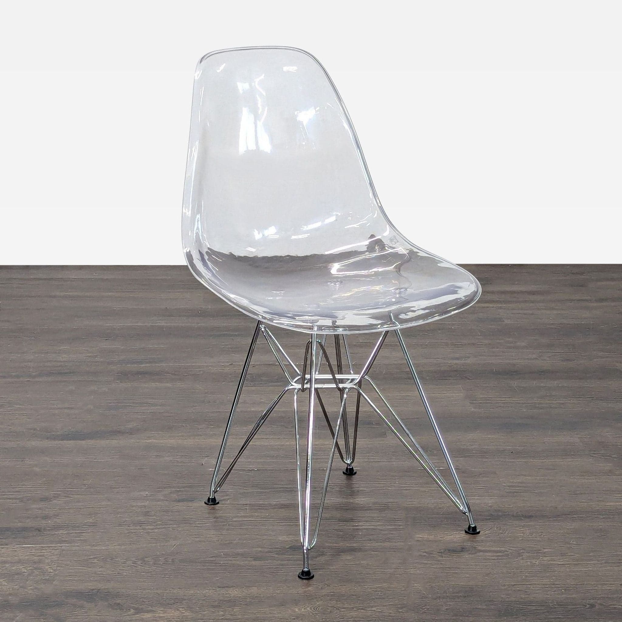 Clear Acrylic Eiffel Dining Chair - Thumbnail 2