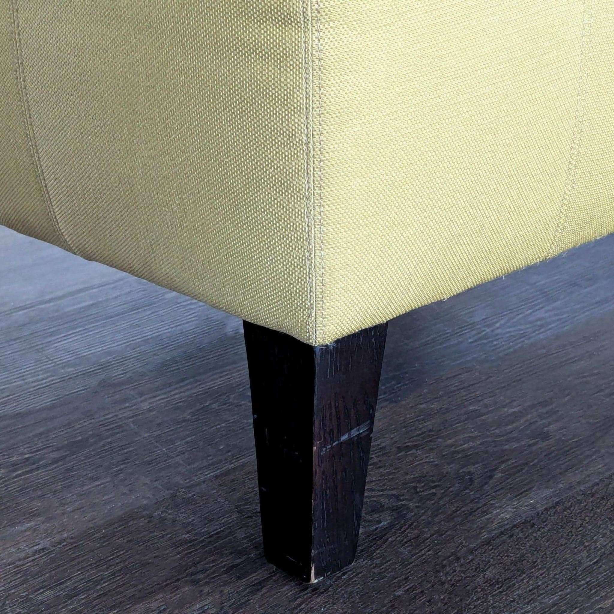 Modern Armless Lounge Chair with Matching Accent Pillow - Thumbnail 6