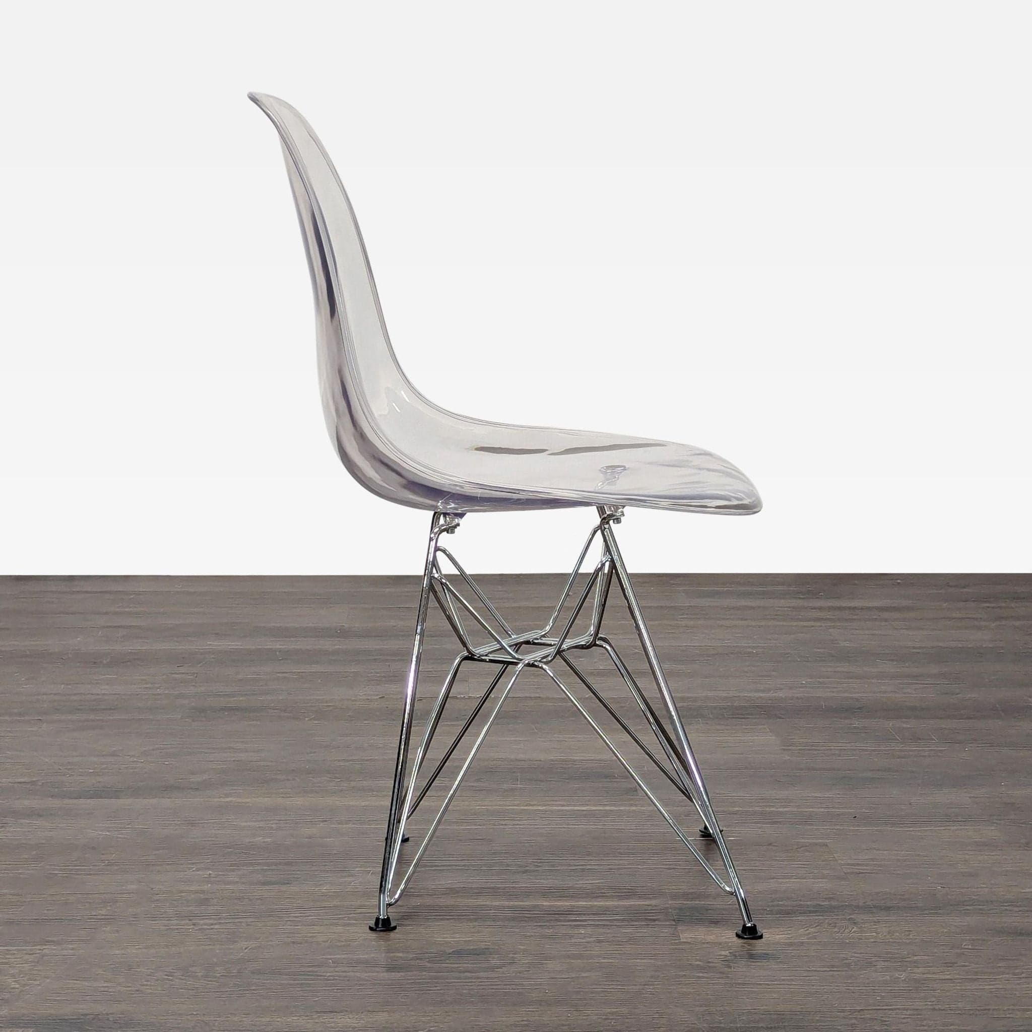Clear Acrylic Eiffel Dining Chair - Thumbnail 8