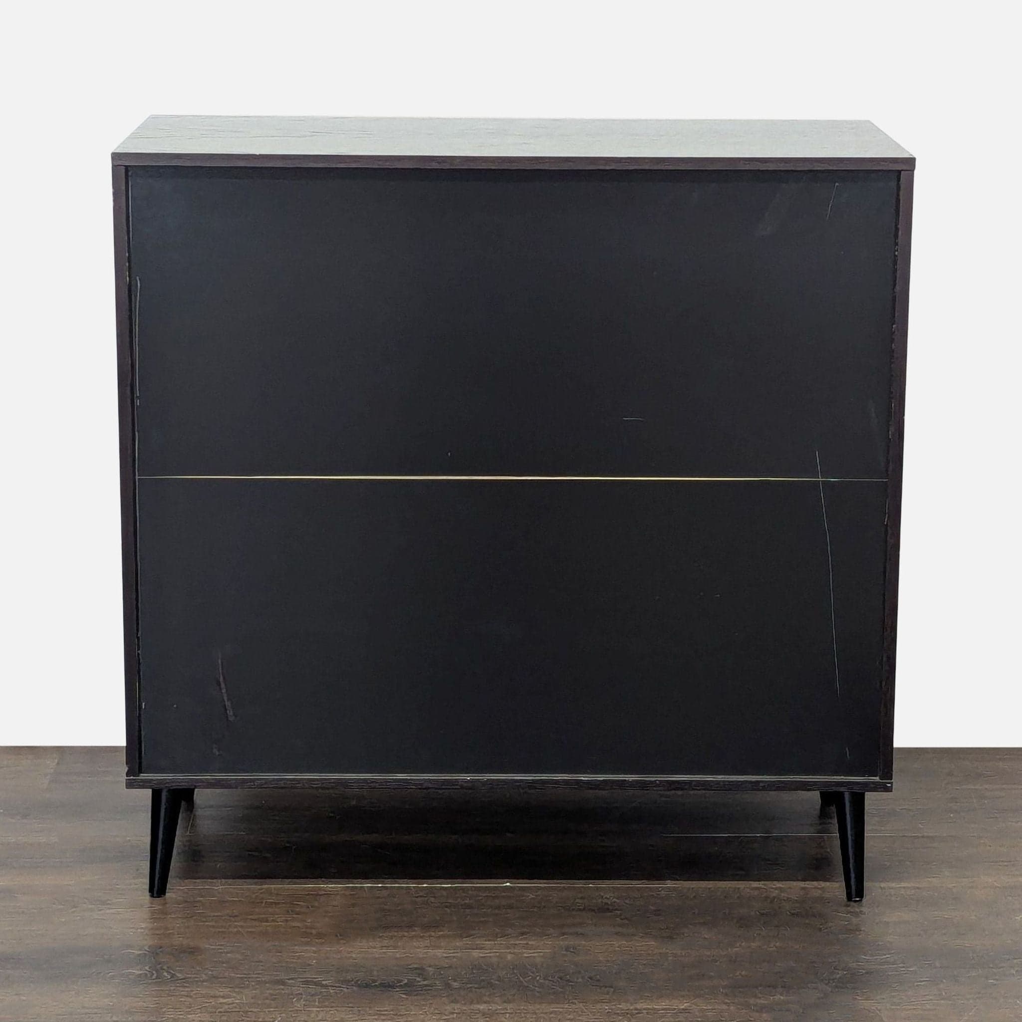 West Elm Adams Modern 3-Drawer Dresser in Espresso Wood Finish - Thumbnail 5