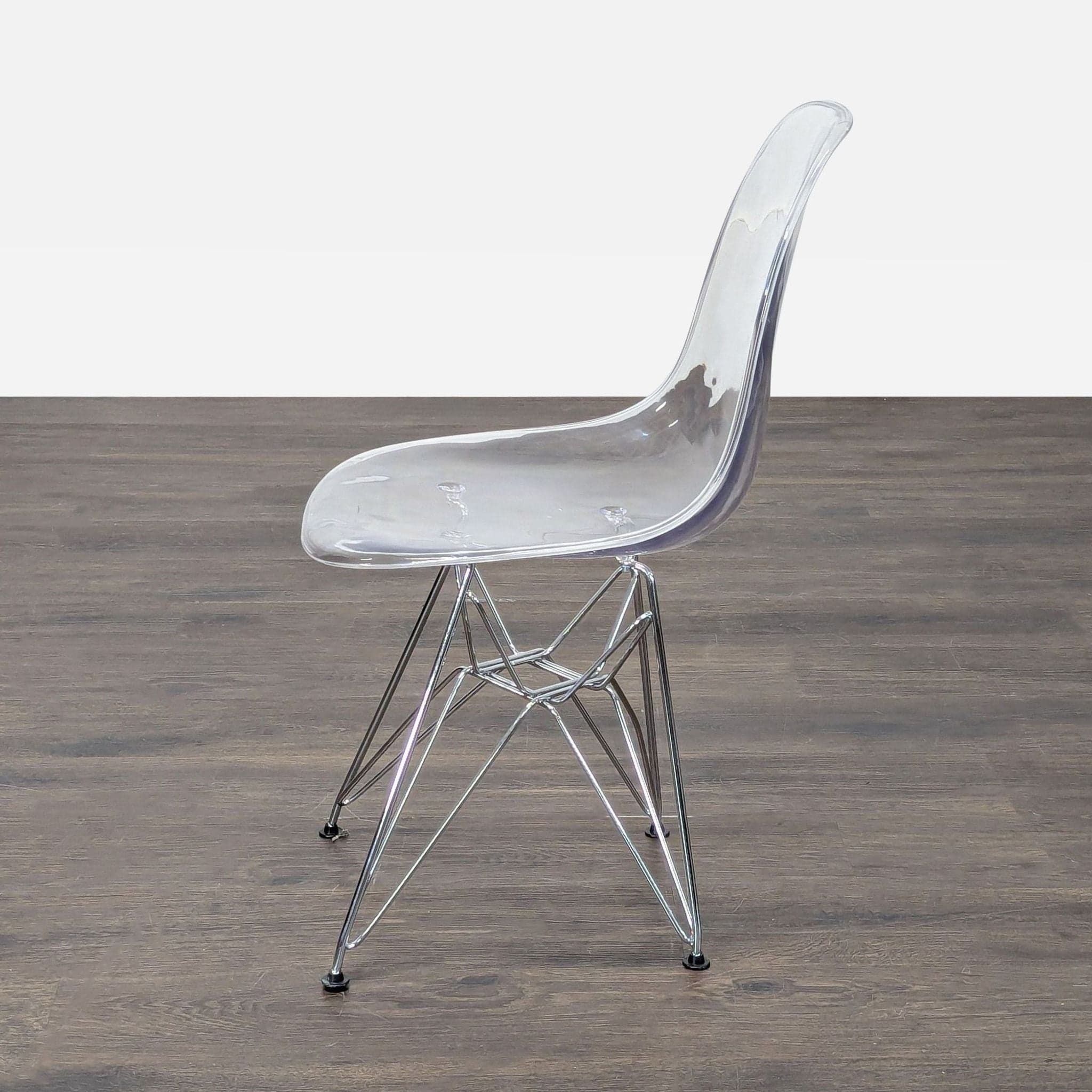 Clear Acrylic Eiffel Dining Chair - Thumbnail 3