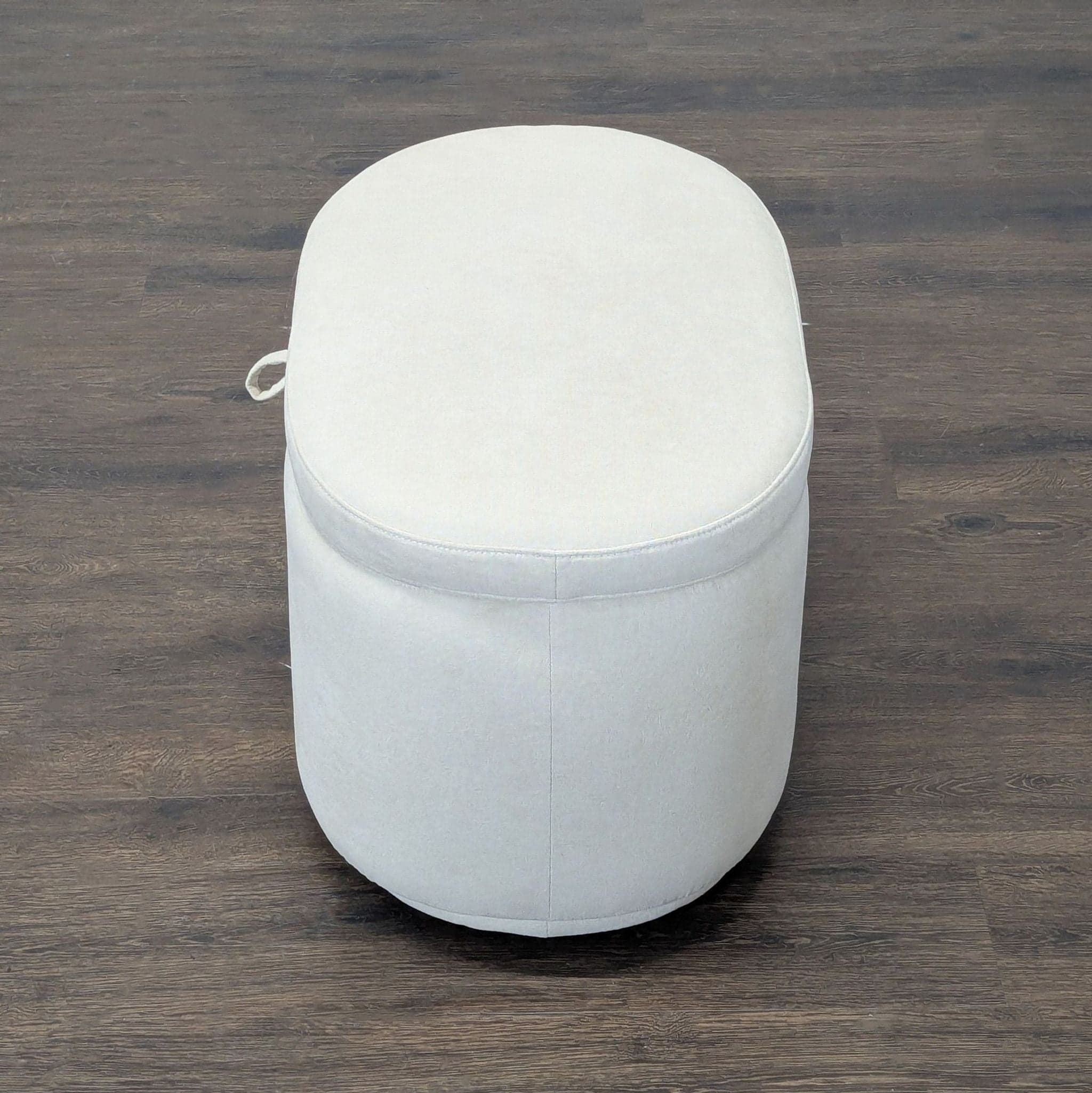 Nurture & Upholstered Oval Storage Ottoman - Thumbnail 10