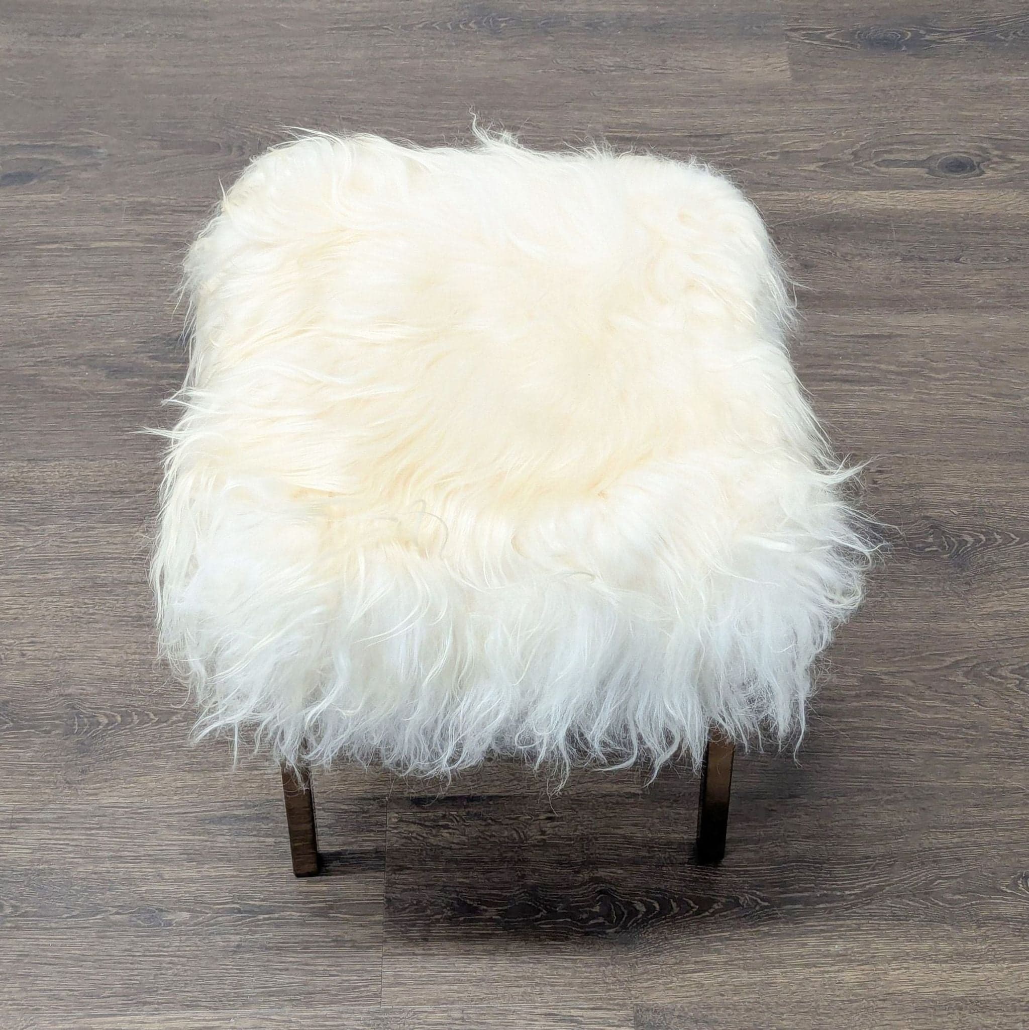 CB2 Sheepskin Stool - Thumbnail 7