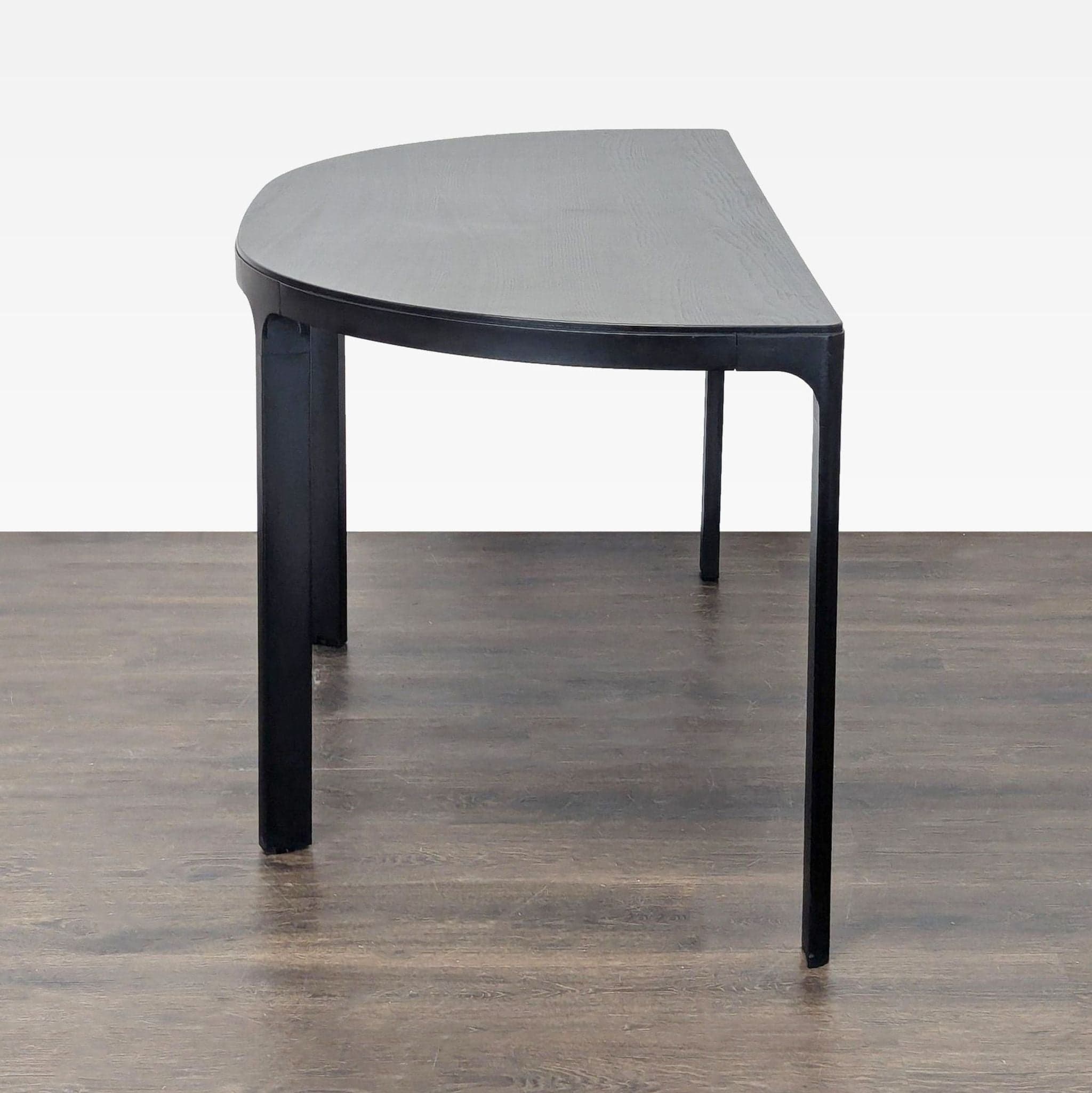 Ikea Bekant Black Half Moon Console Table – Sleek Modern Design - Thumbnail 6