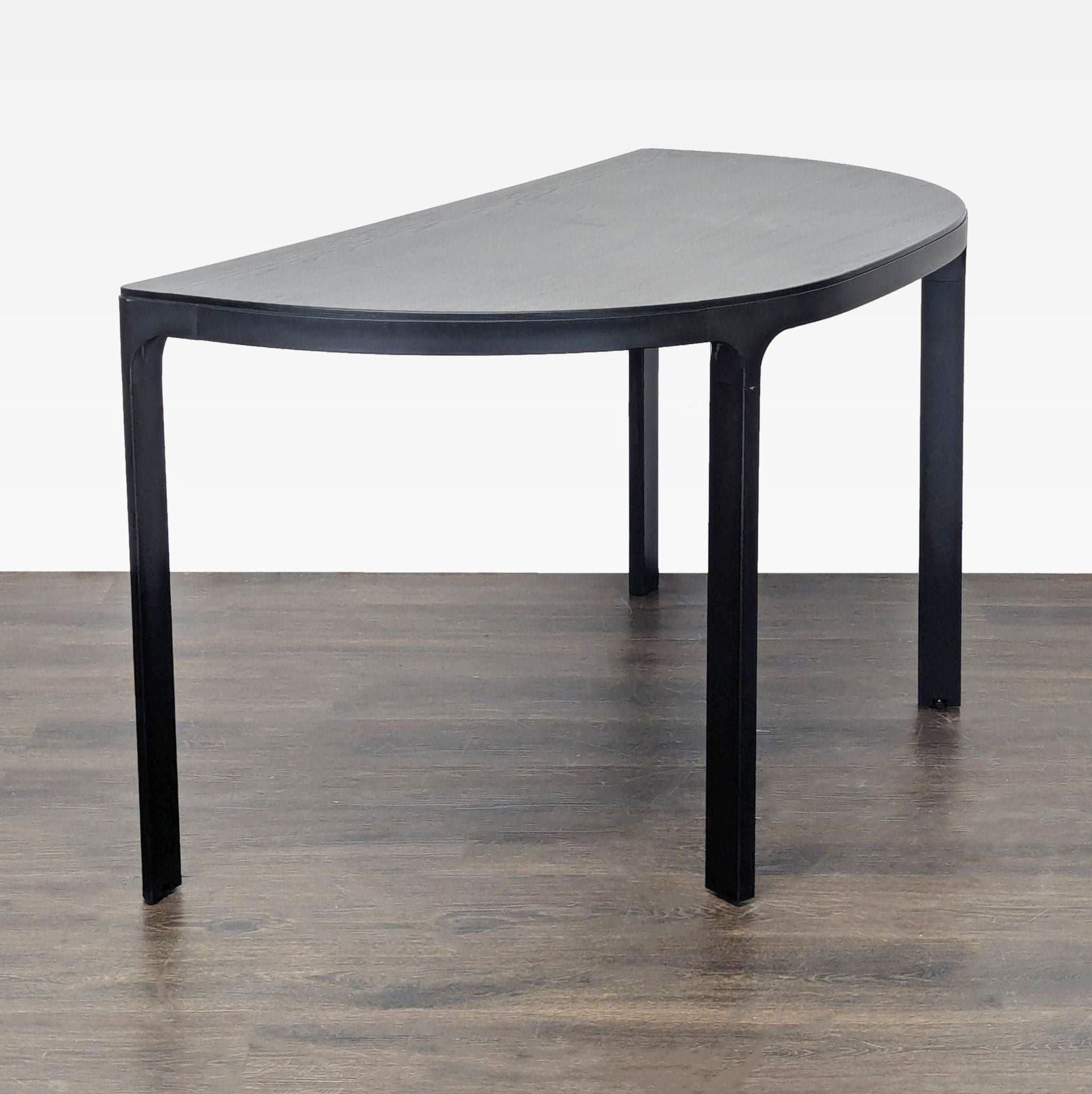 Ikea Bekant Black Half Moon Console Table – Sleek Modern Design - Thumbnail 2