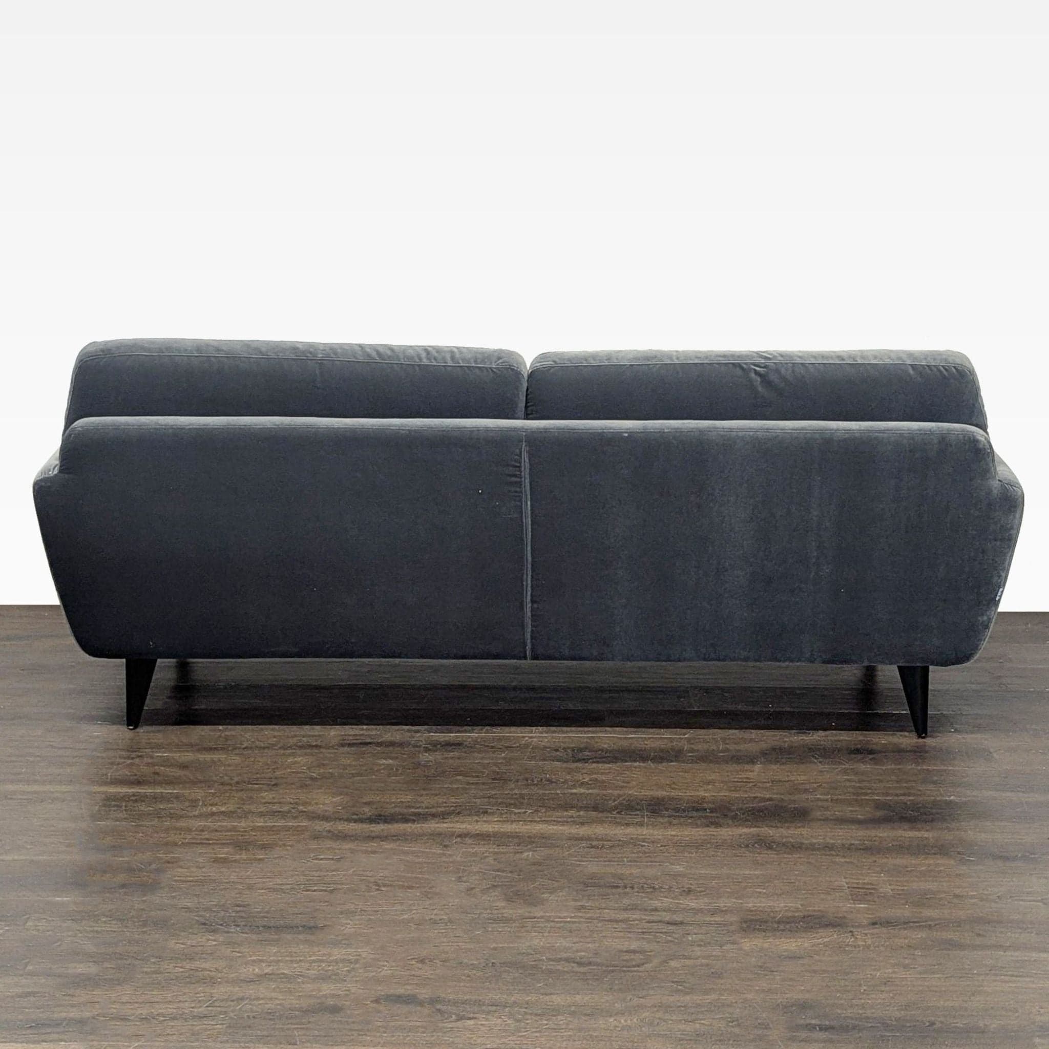 Sits For Crate And Barrel 3-Seat Dark Gray Sofa - Thumbnail 4