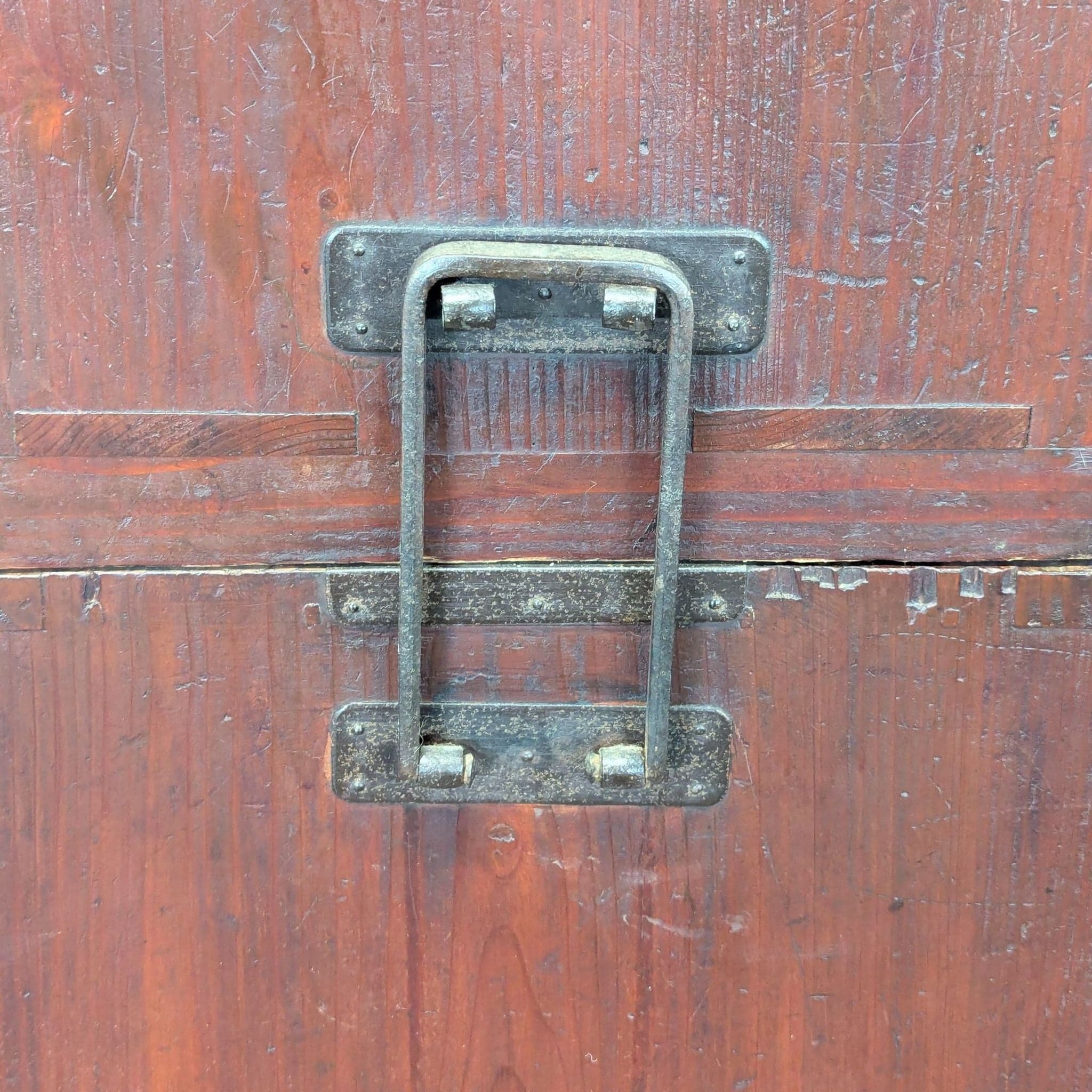 Japanese Nihonmatsu/Tansu Chest – Wooden Dresser with Iron Hardware - Thumbnail 3