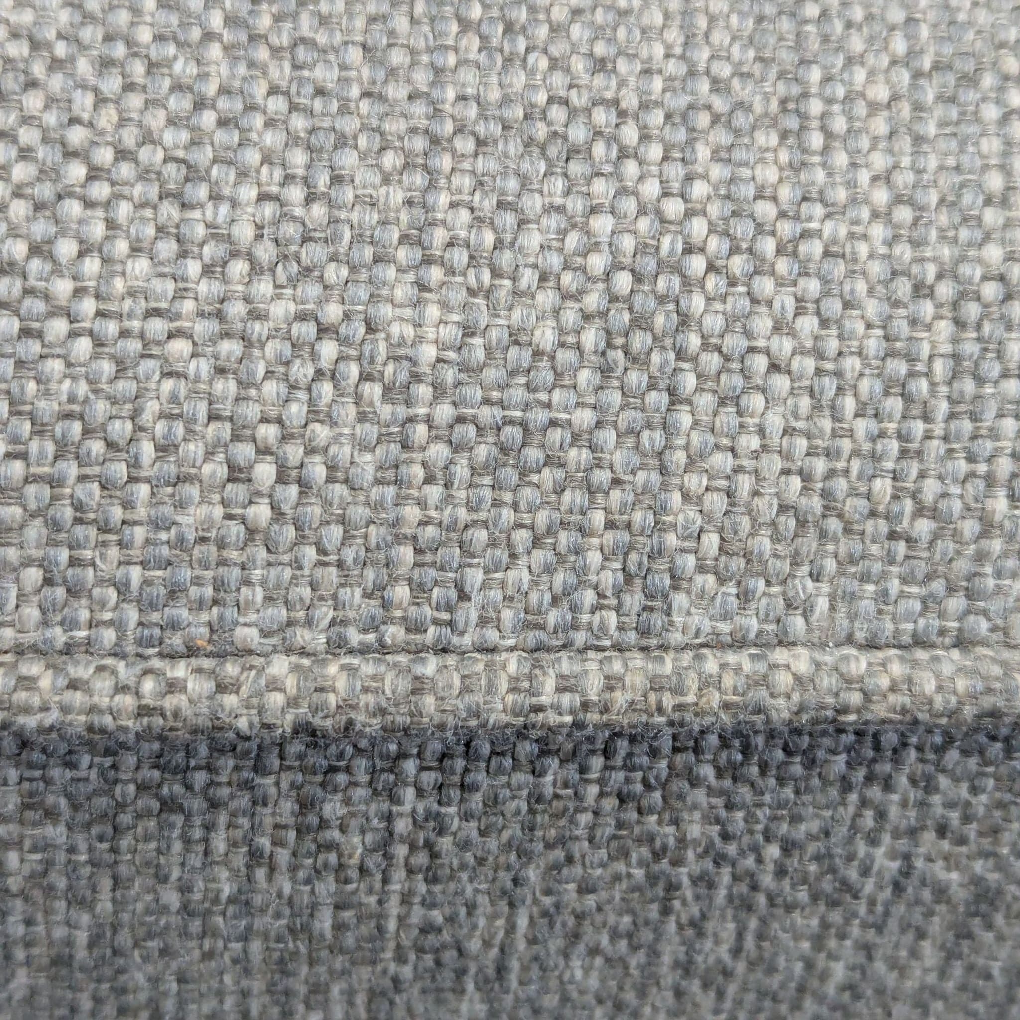 Ethan Allen Arcata 3-Seat Gray Sofa with Cushions - Thumbnail 7