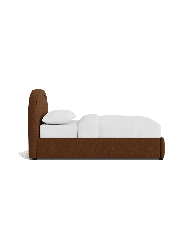 Lulu & Georgia Newbery Platform Bed Chocolate Performance Fabric FFE-1464 - Thumbnail 3