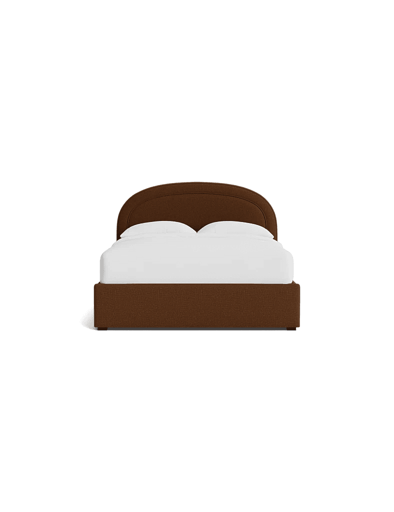 Lulu & Georgia Newbery Platform Bed Chocolate Performance Fabric FFE-1464 - Thumbnail 4