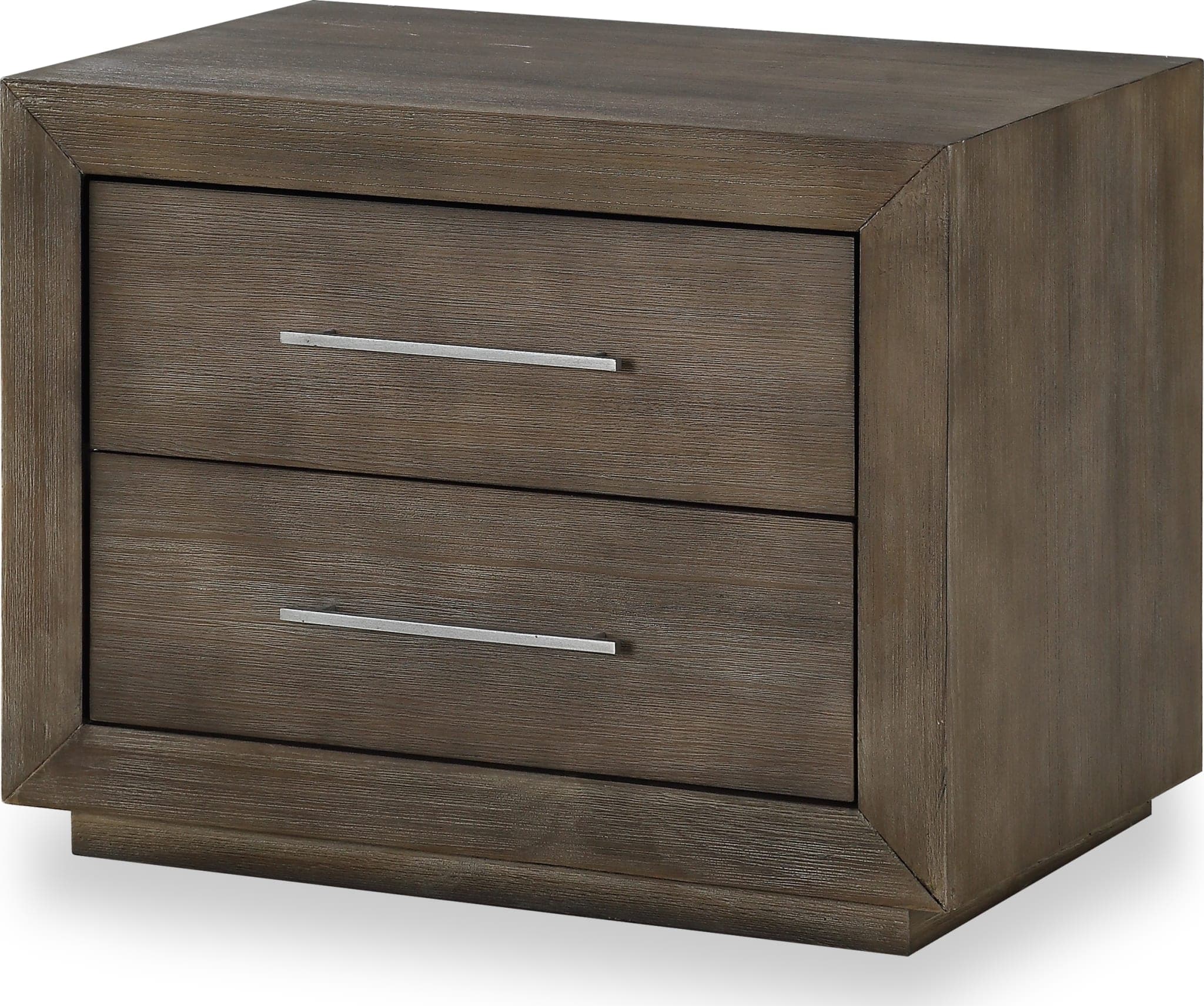 Modus Melbourne Two Drawer Nightstand with USB in Dark Pine 6 FFE-1488 - Thumbnail 3
