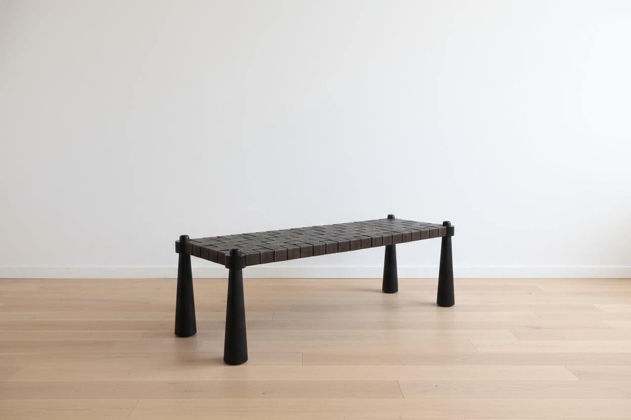 AH Home Solange Wicker Bench FFE-1467 - Thumbnail 2