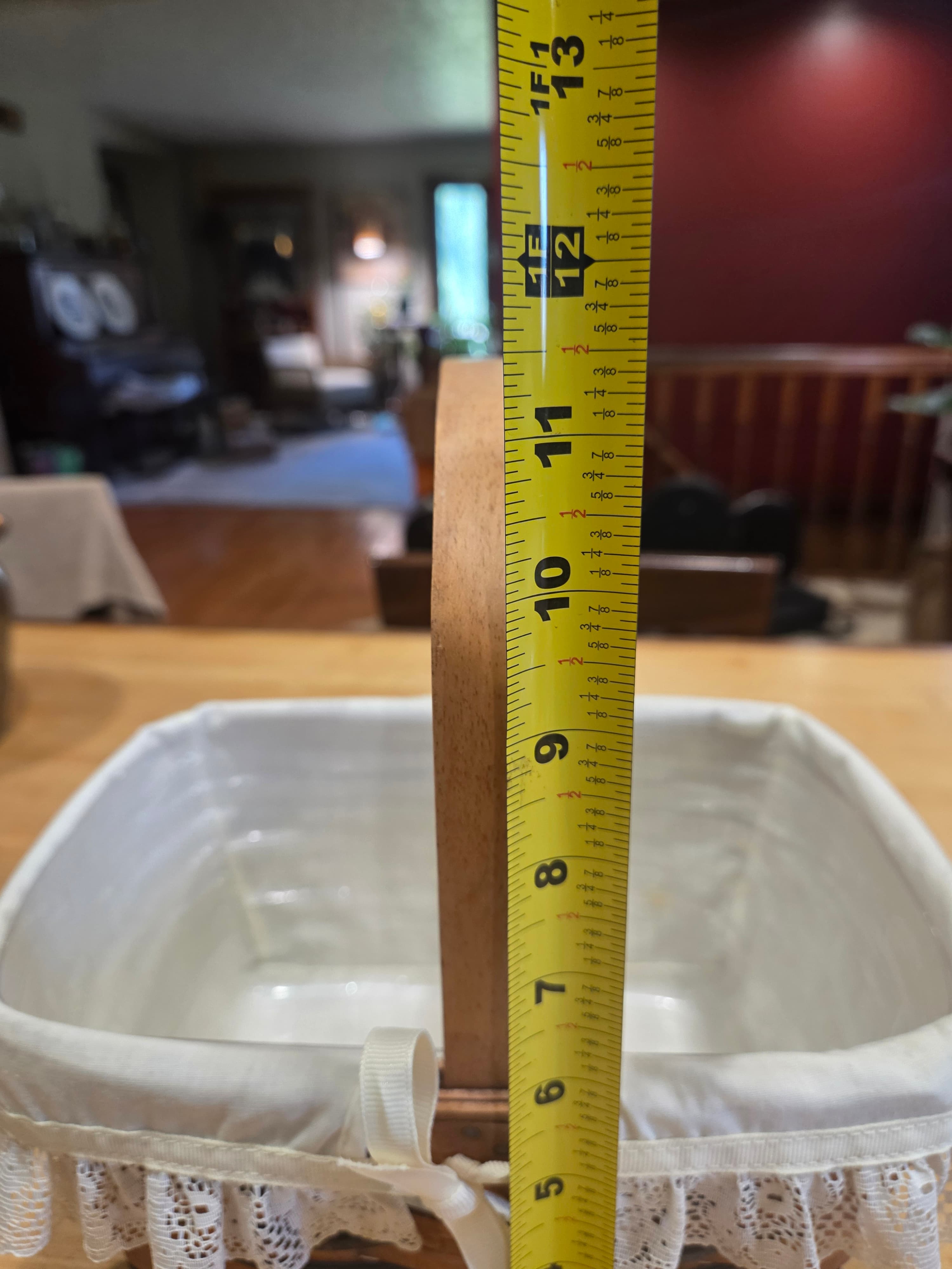 Vintage 1992 Longaberger Rectangle Market Basket Handle Liner and Protector - Thumbnail 6