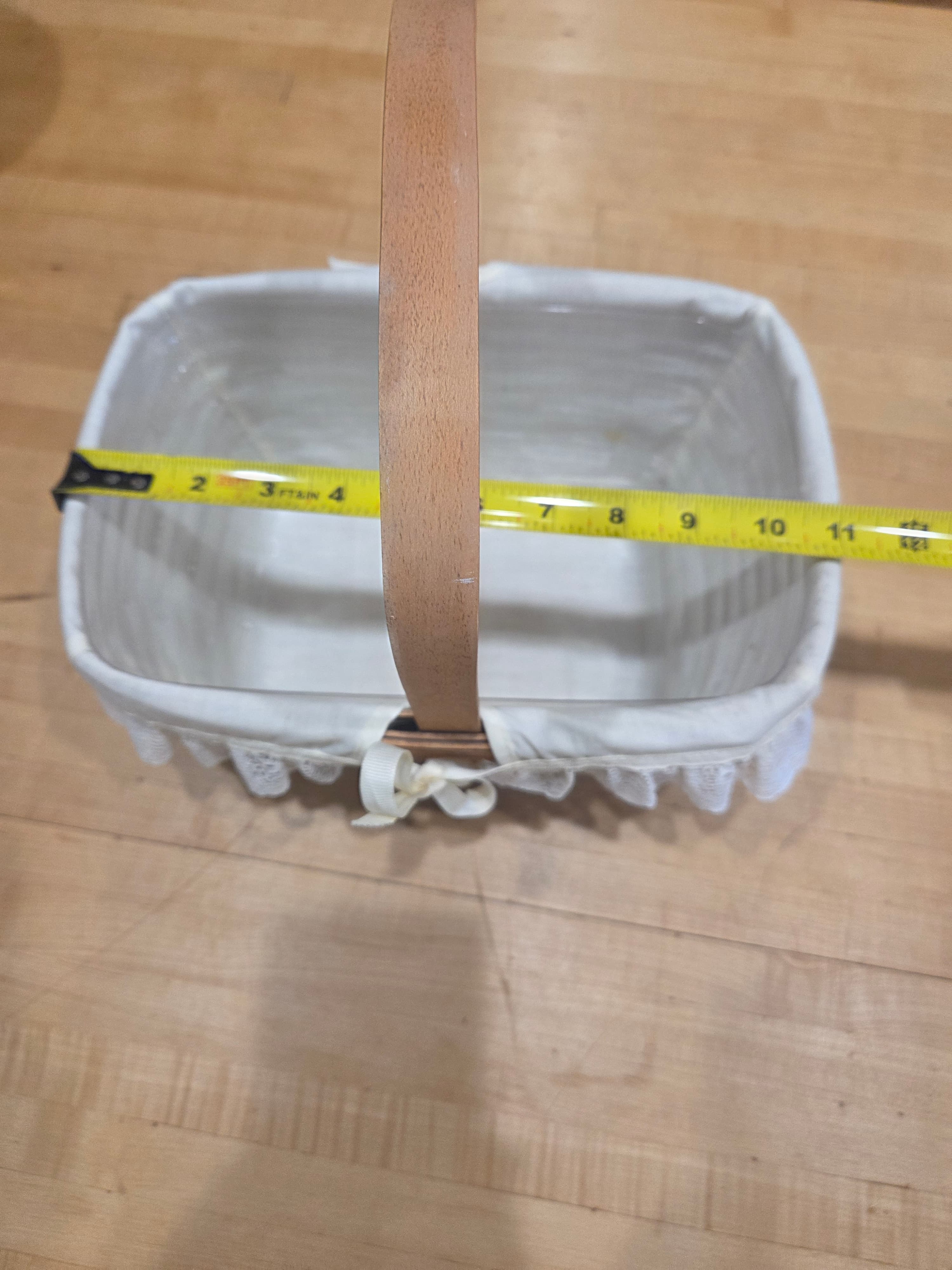 Vintage 1992 Longaberger Rectangle Market Basket Handle Liner and Protector - Thumbnail 5