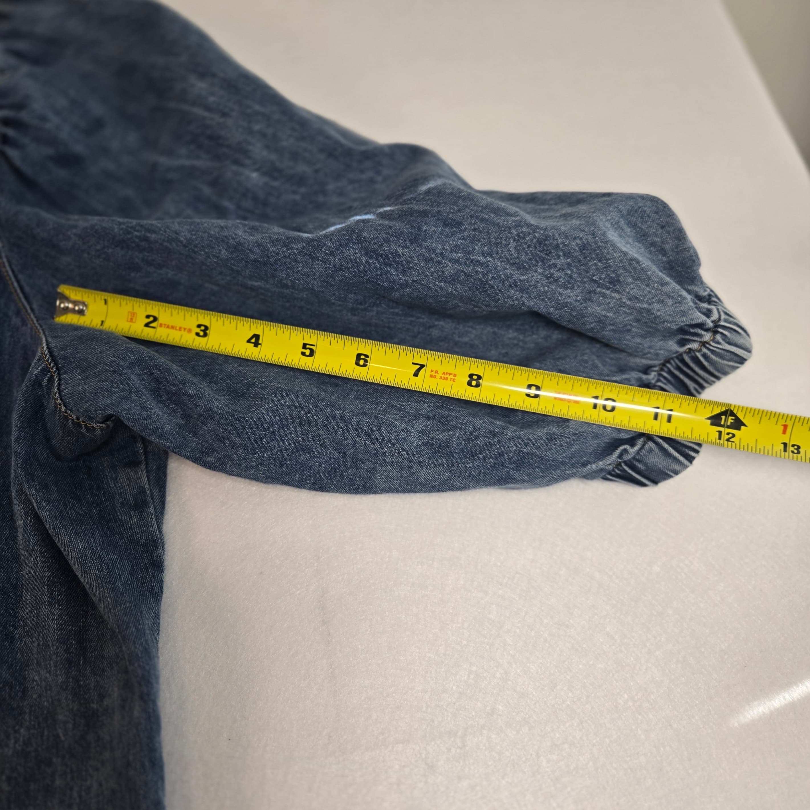 City Chic Denim Button-Up Dress Size L NWT - Thumbnail 3