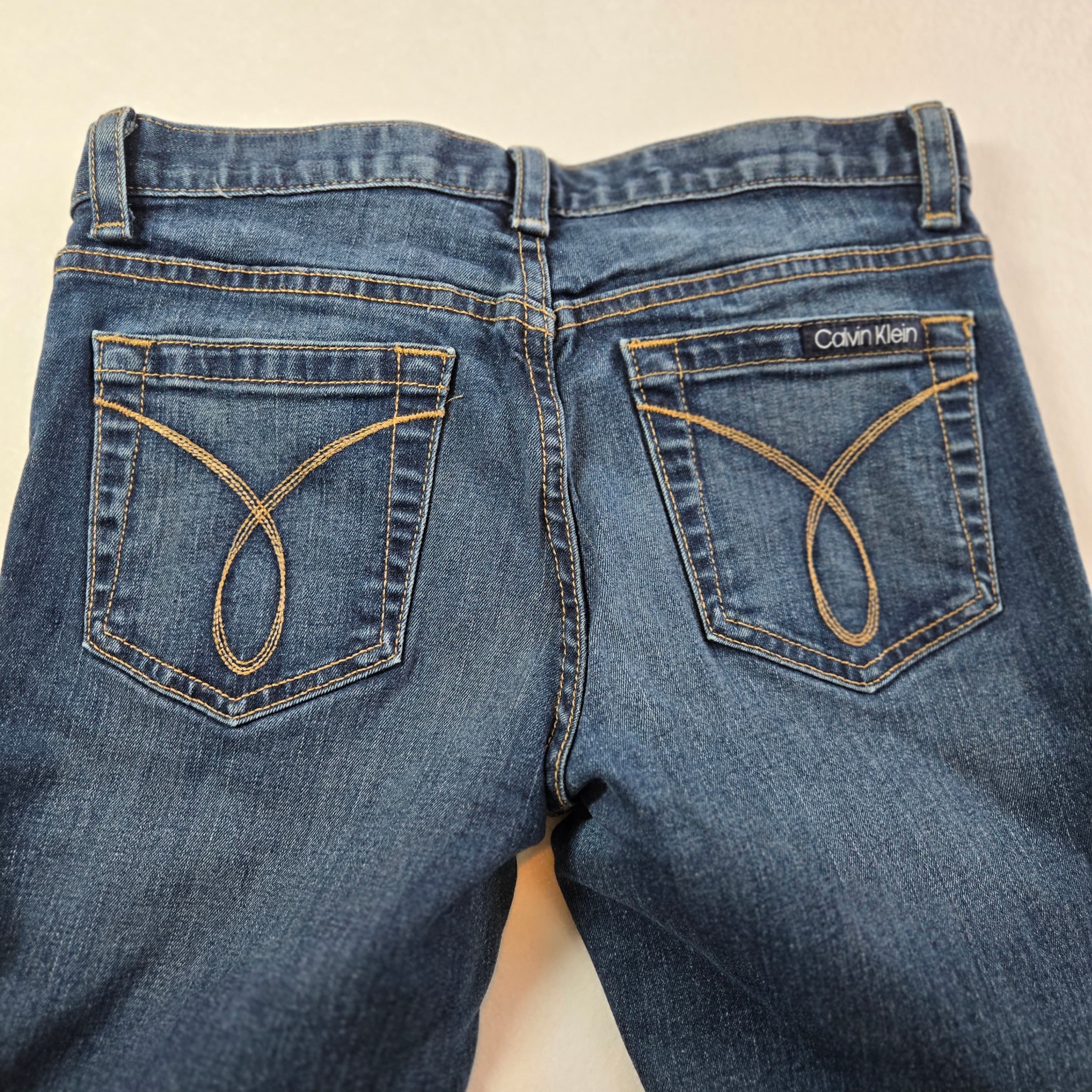 Calvin Klein Flare Jeans Size 4 - Thumbnail 7