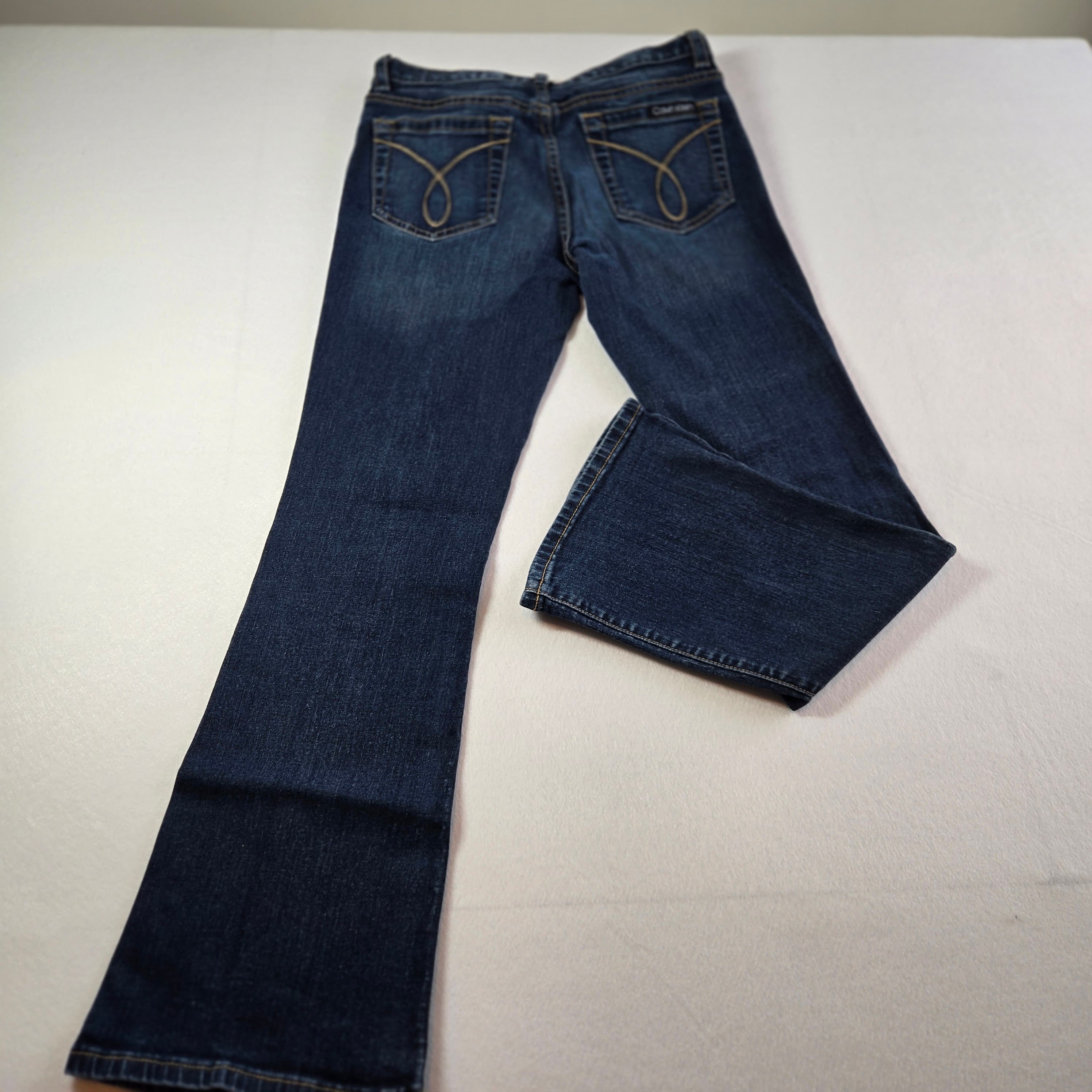 Calvin Klein Flare Jeans Size 4 - Thumbnail 8