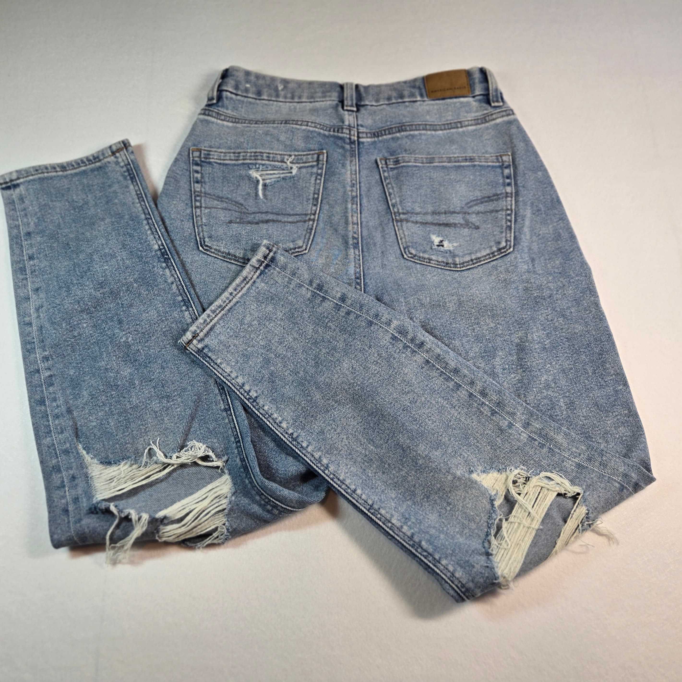 American Eagle Stretch Distressed Jeans Size 4 - Thumbnail 4