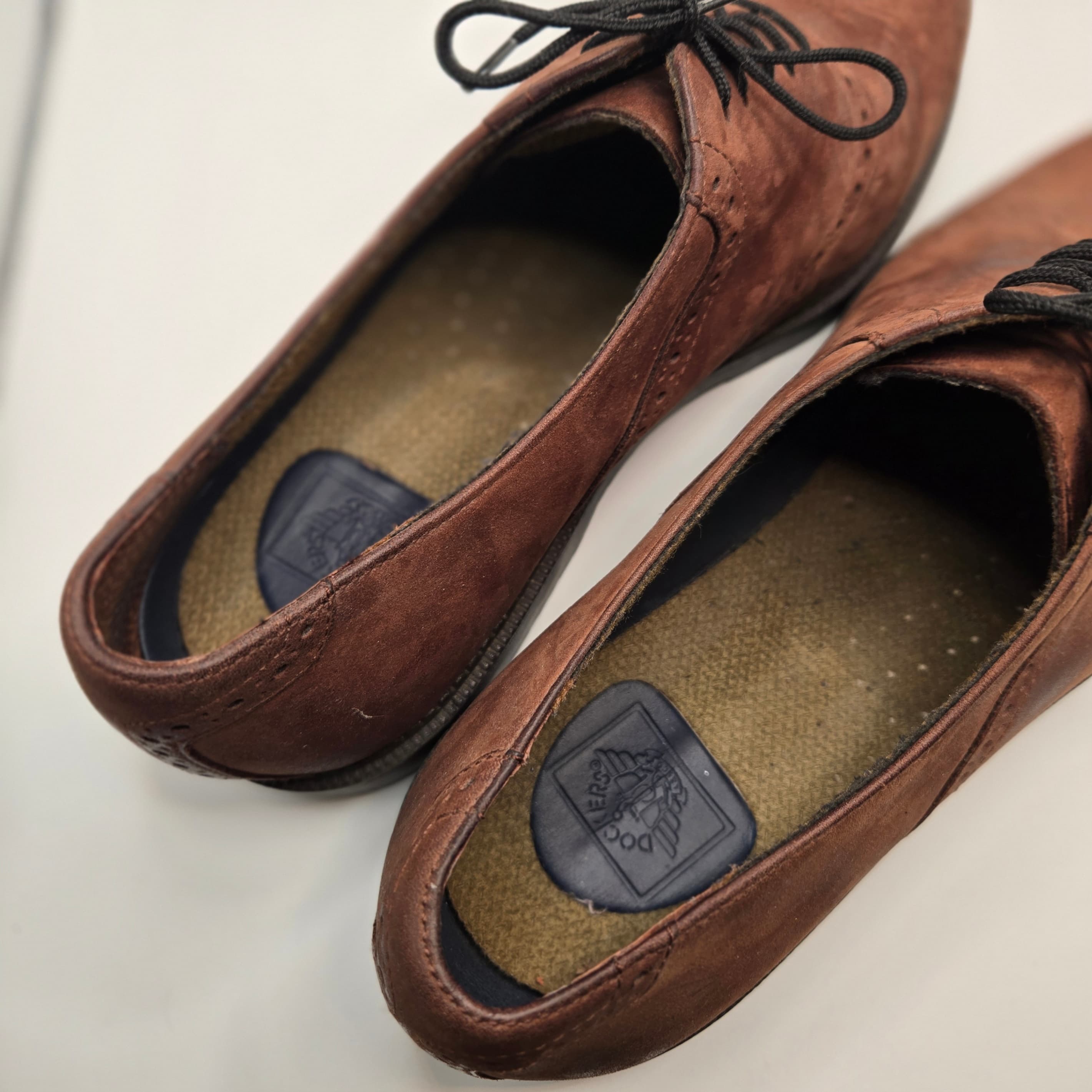 Rockport Brown Leather Oxford Shoes Size 10.5 - Thumbnail 3