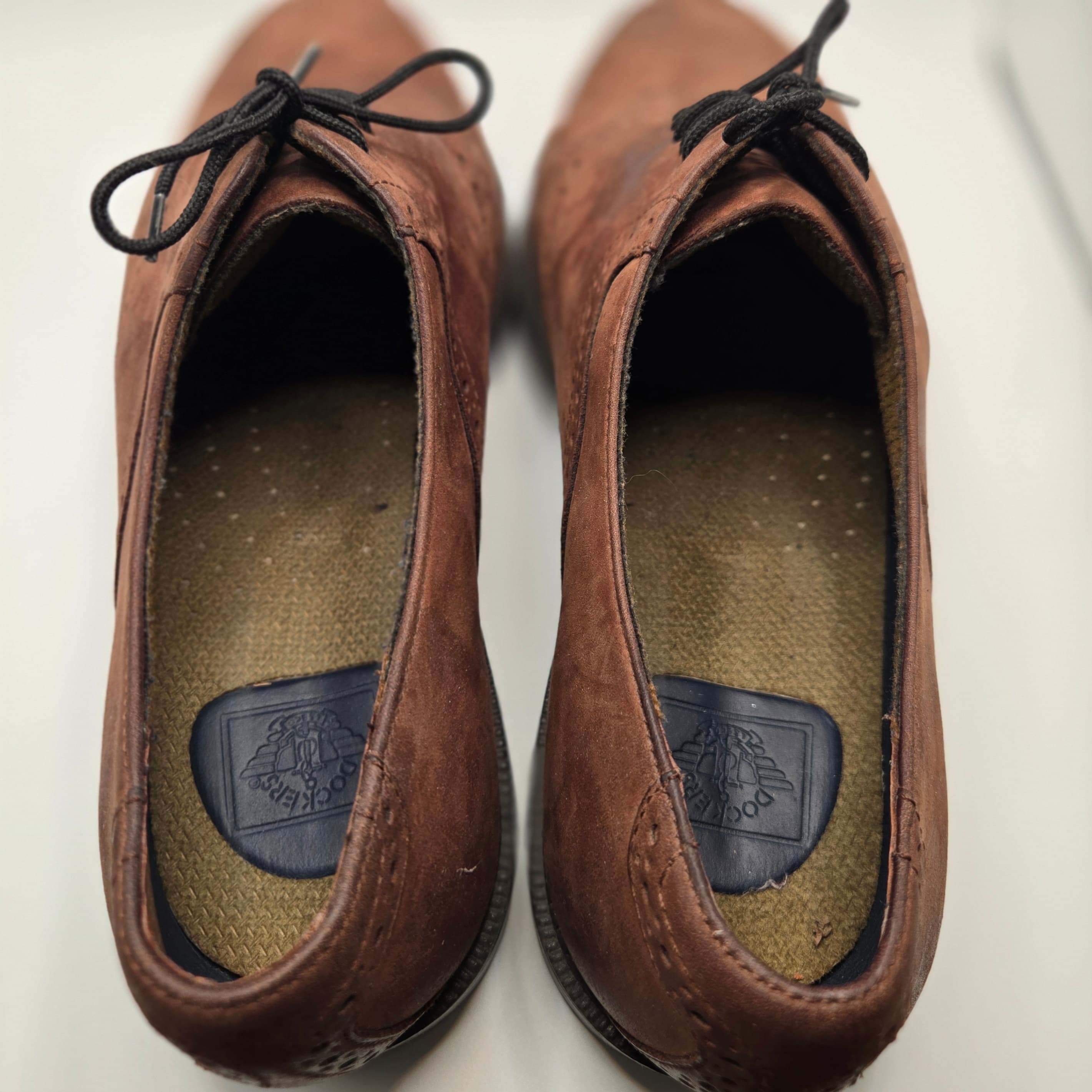 Rockport Brown Leather Oxford Shoes Size 10.5 - Thumbnail 2