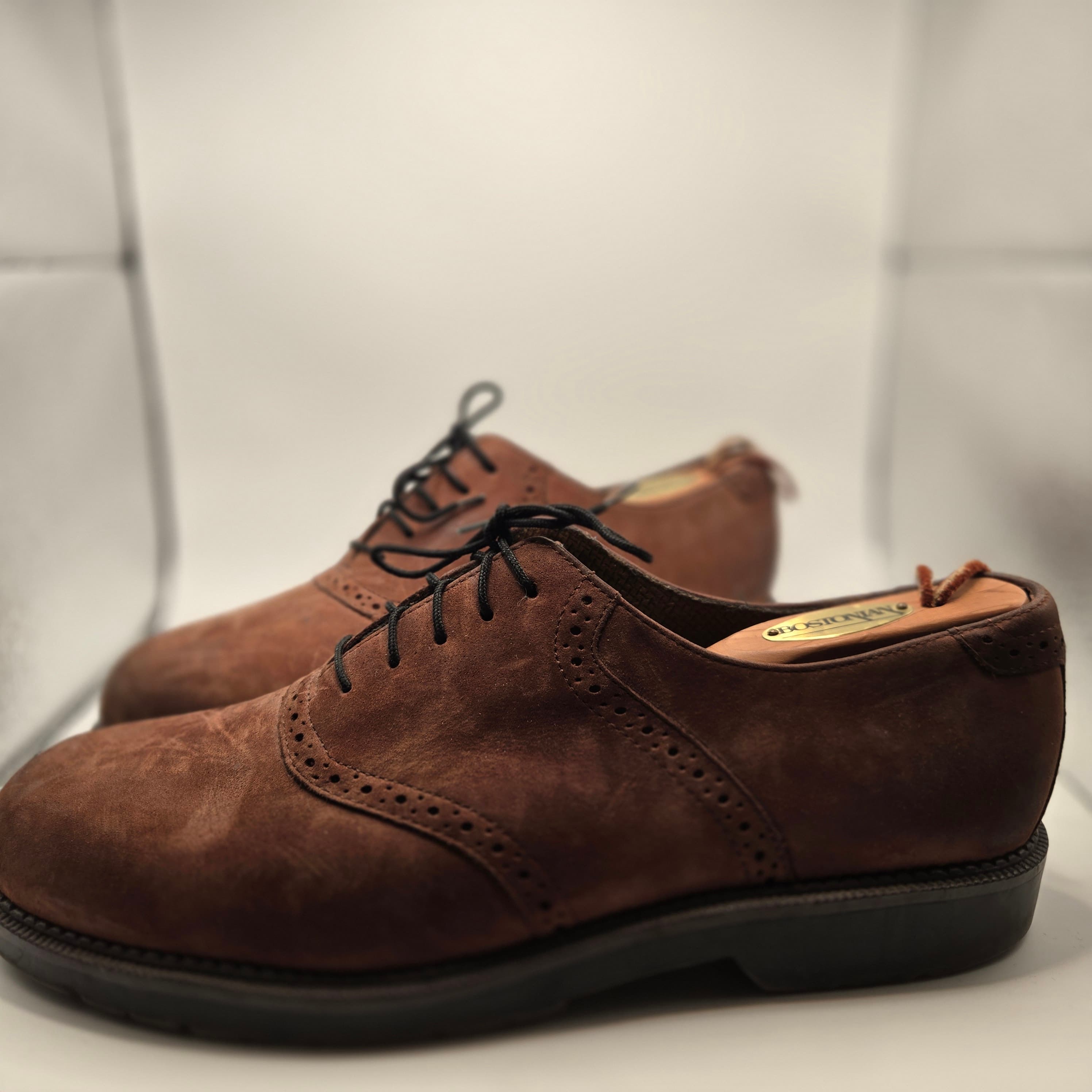 Rockport Brown Leather Oxford Shoes Size 10.5 - Thumbnail 8