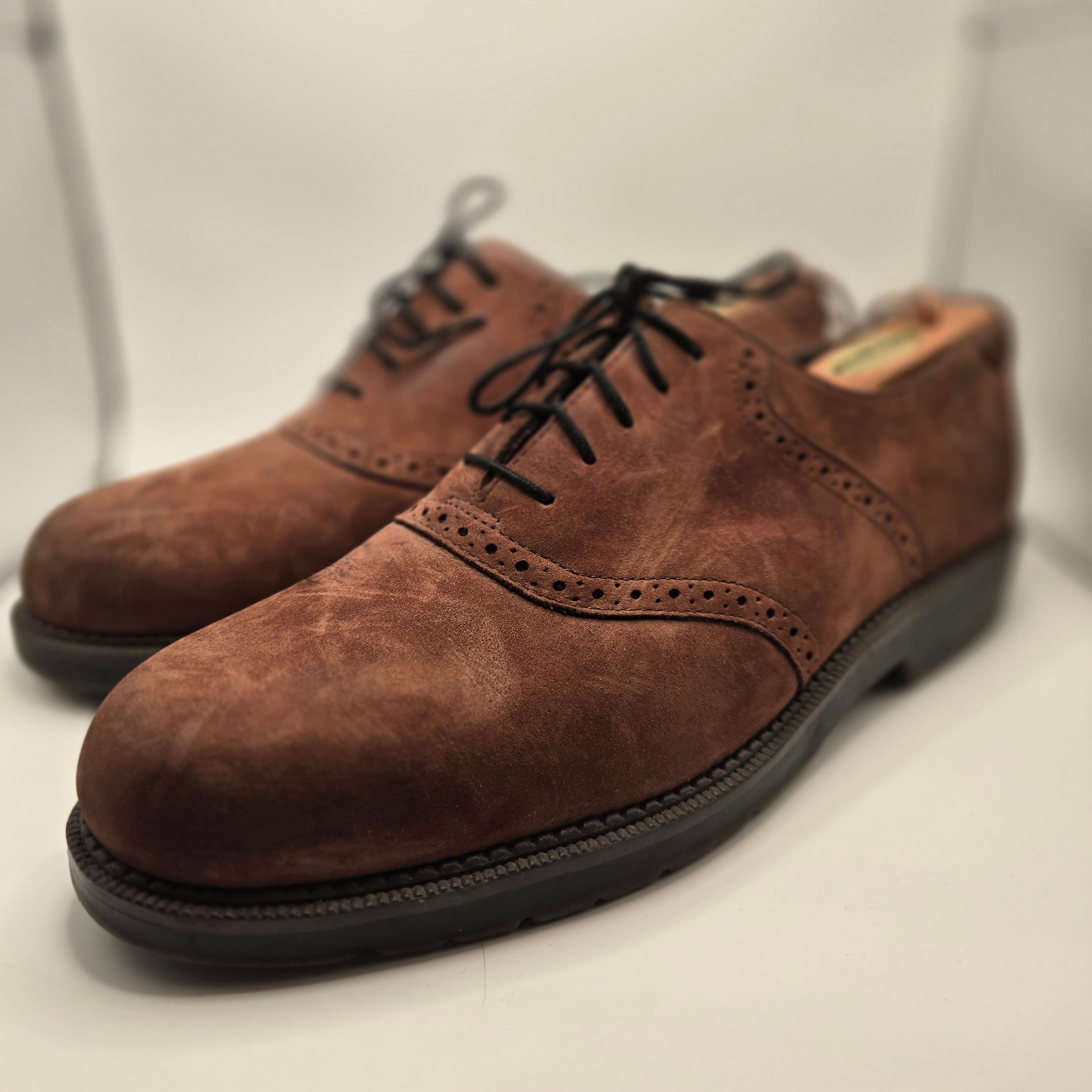 Rockport Brown Leather Oxford Shoes Size 10.5
