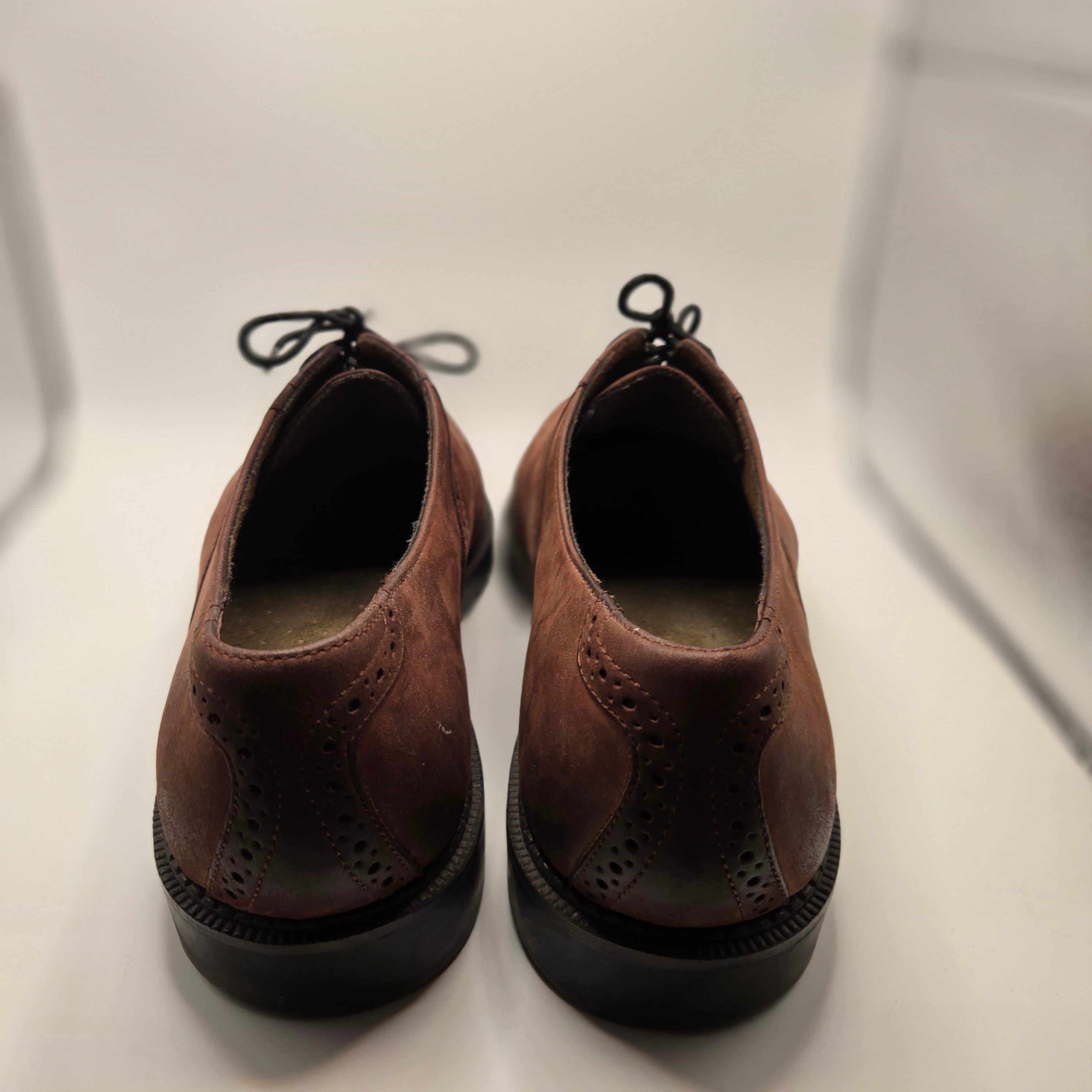 Rockport Brown Leather Oxford Shoes Size 10.5 - Thumbnail 10