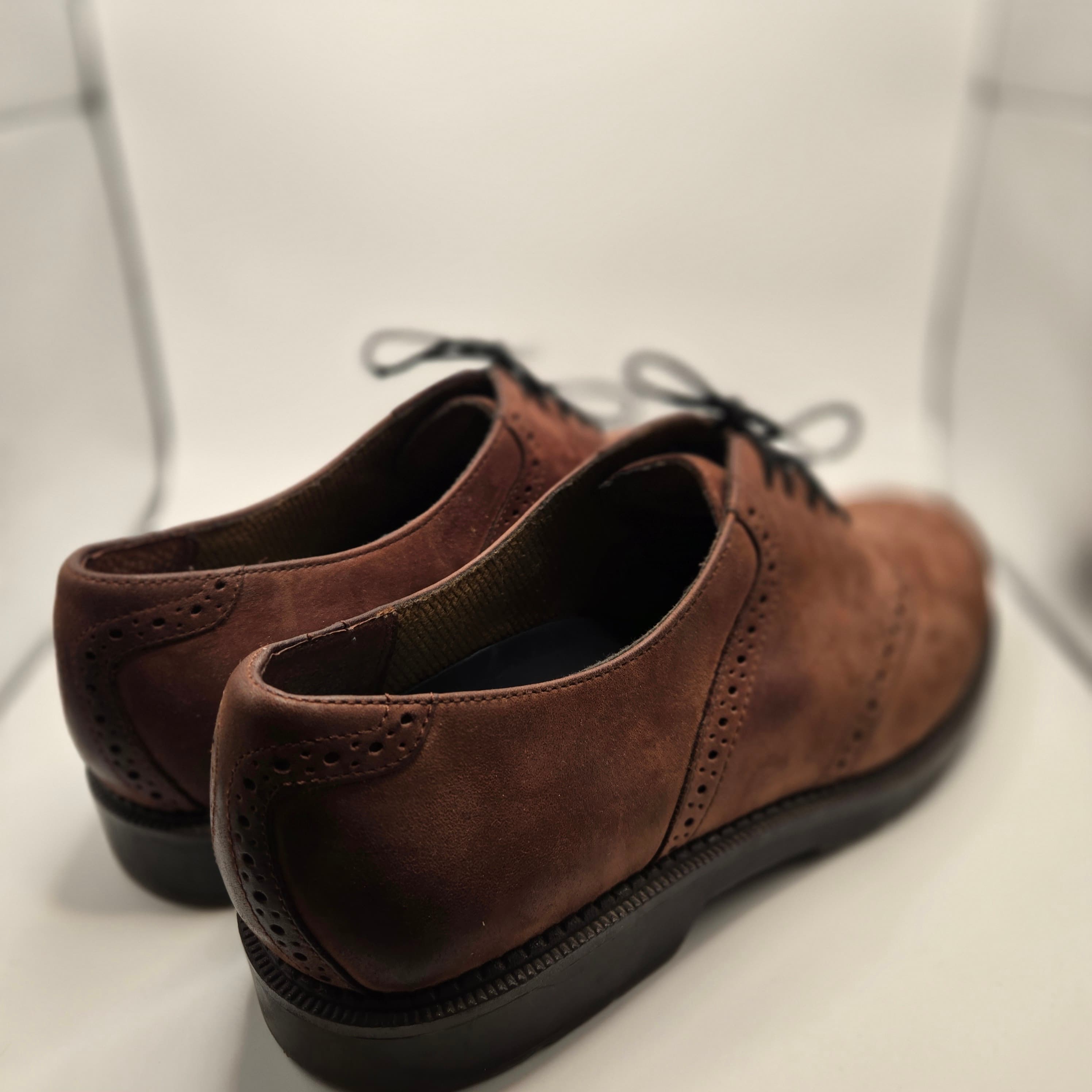 Rockport Brown Leather Oxford Shoes Size 10.5 - Thumbnail 14