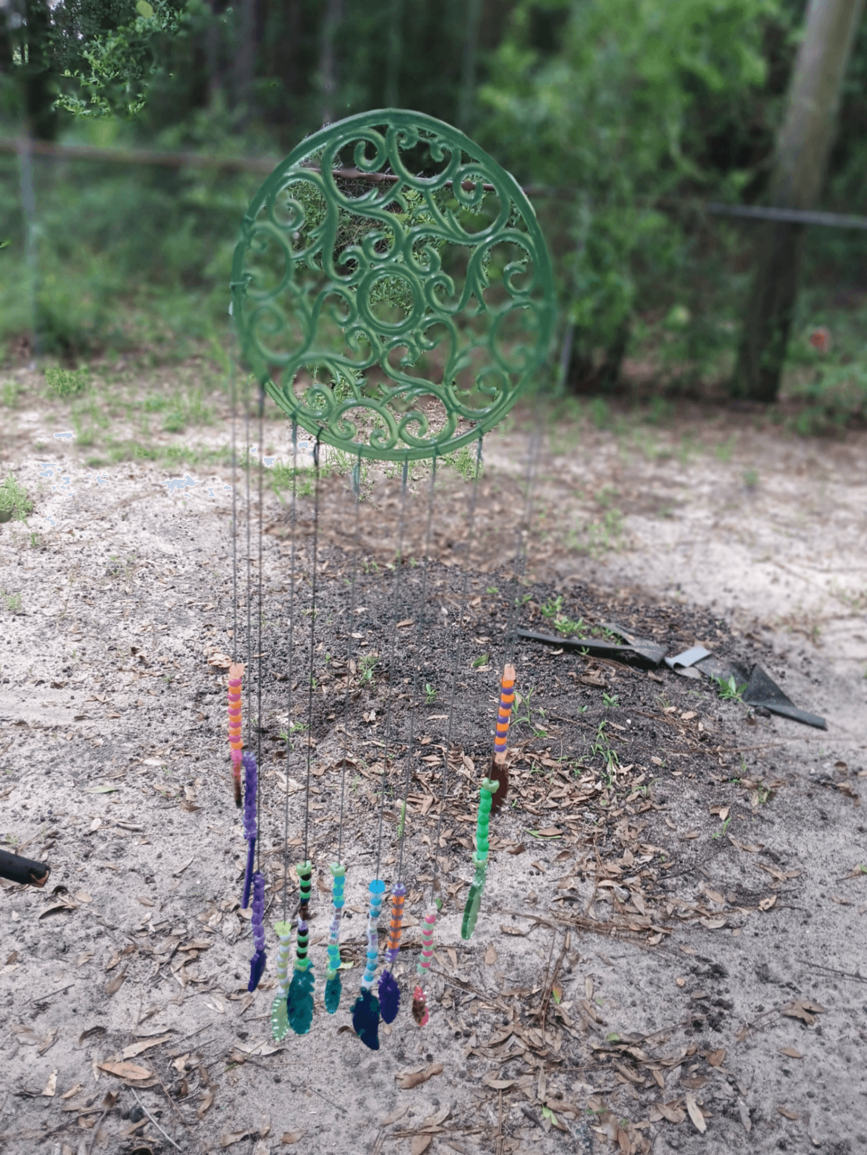 Homemade Resin Large Dreamcatcher