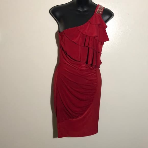 Little red cocktail dress - Thumbnail 9