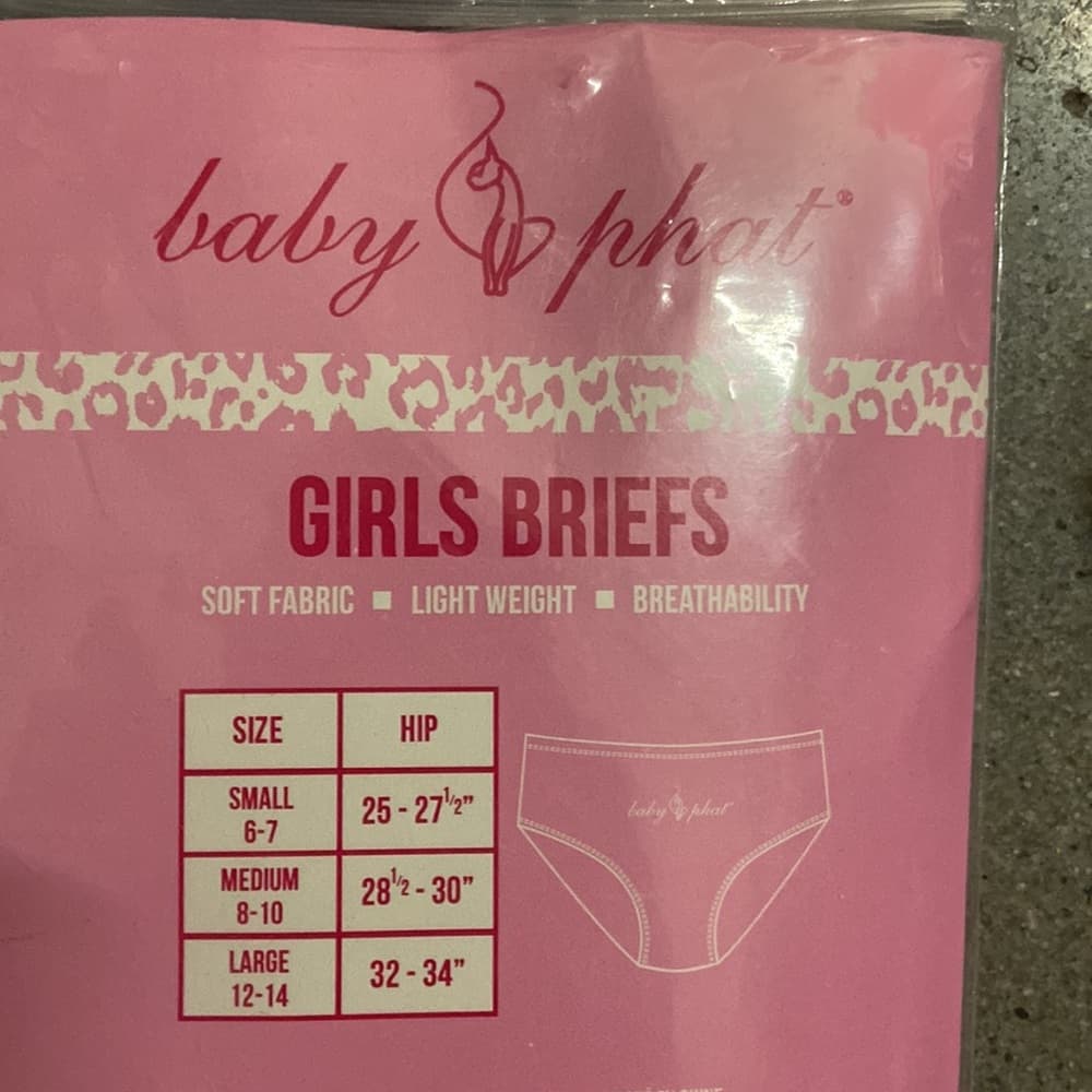 Baby Phat 5 Girls Briefs - Thumbnail 2