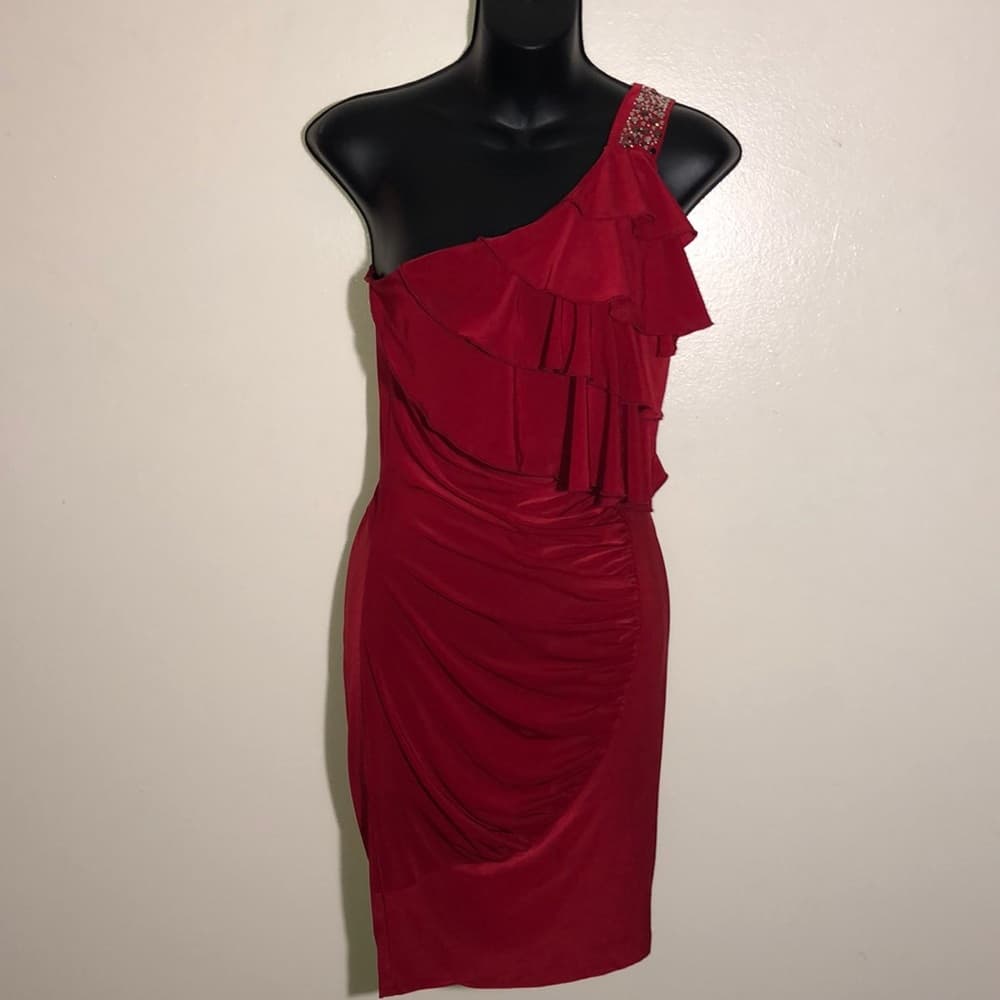 Little red cocktail dress - Thumbnail 7