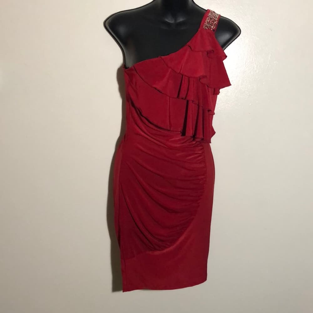 Little red cocktail dress - Thumbnail 8