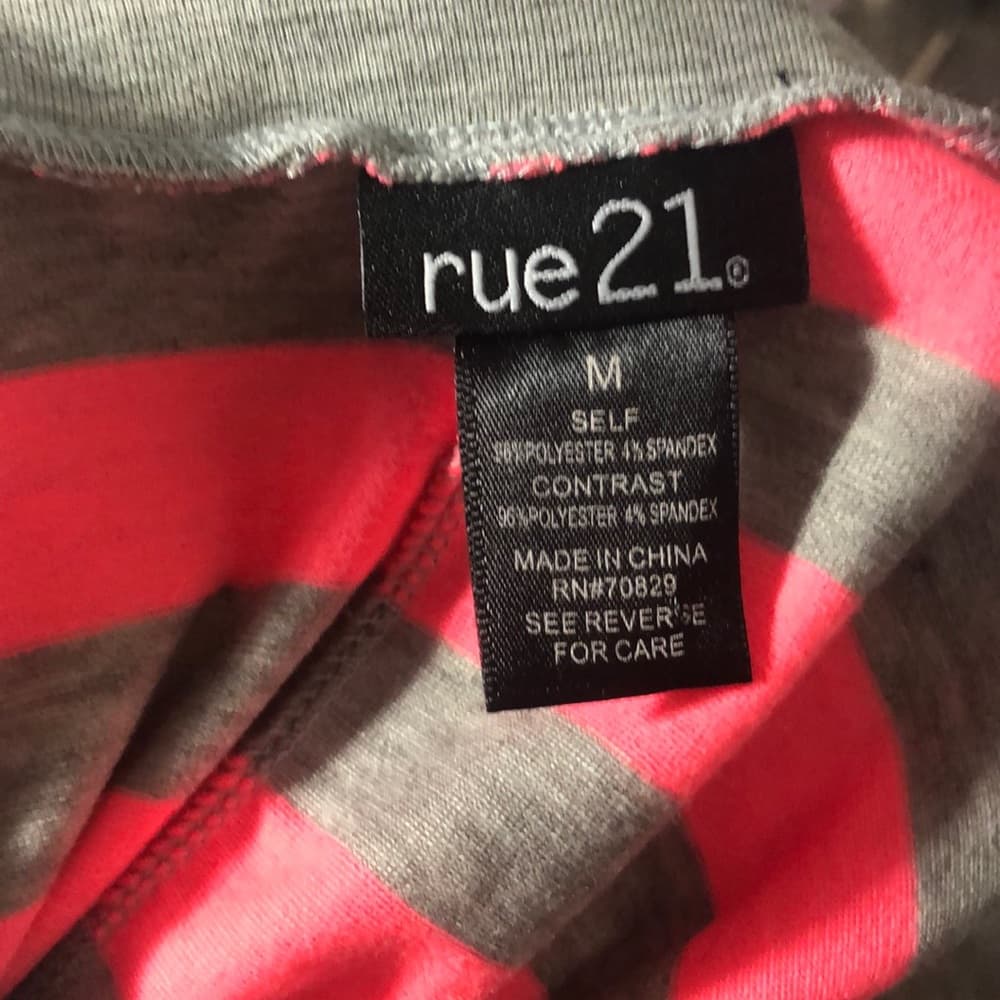 Pink and gray maxi skirt size medium NWOT - Thumbnail 2