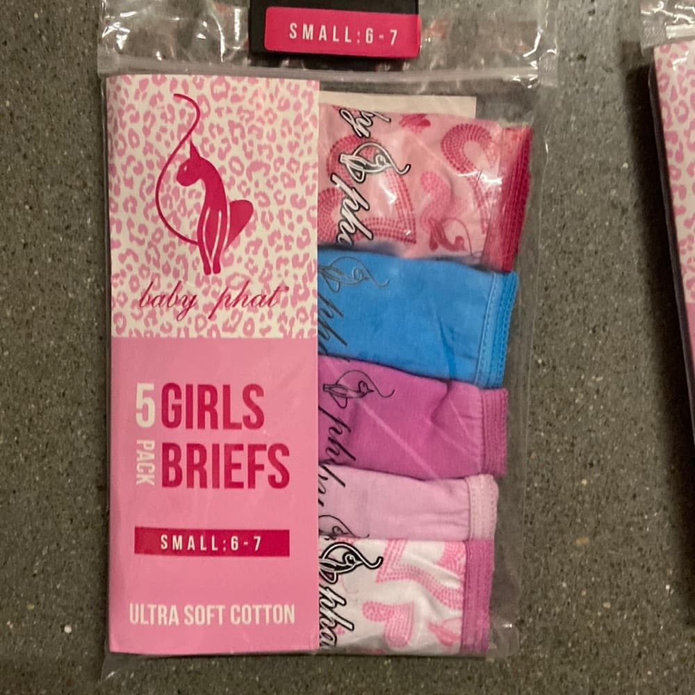 Baby Phat 5 Girls Briefs - Thumbnail 3