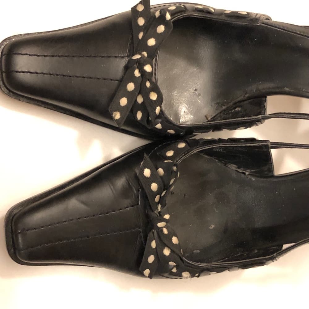 Circa Joan & David polka dot slingbacks - Thumbnail 4