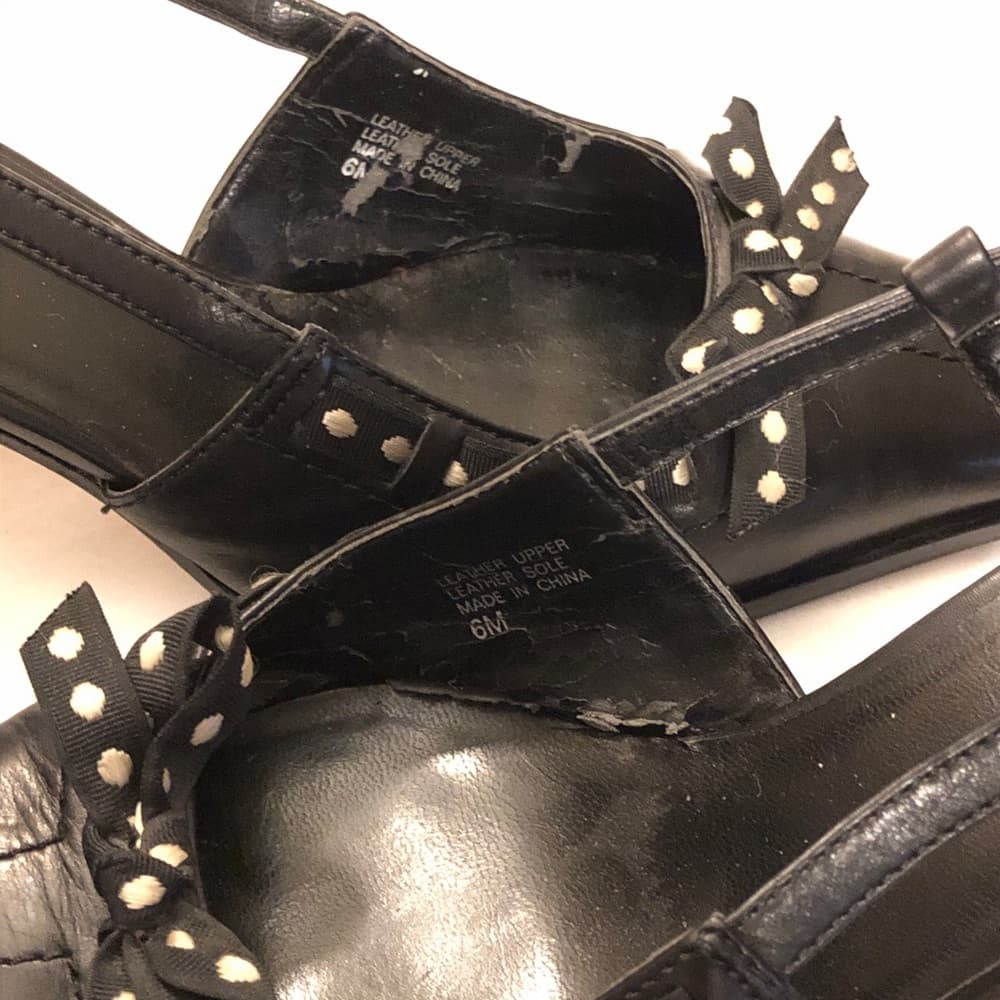 Circa Joan & David polka dot slingbacks - Thumbnail 9