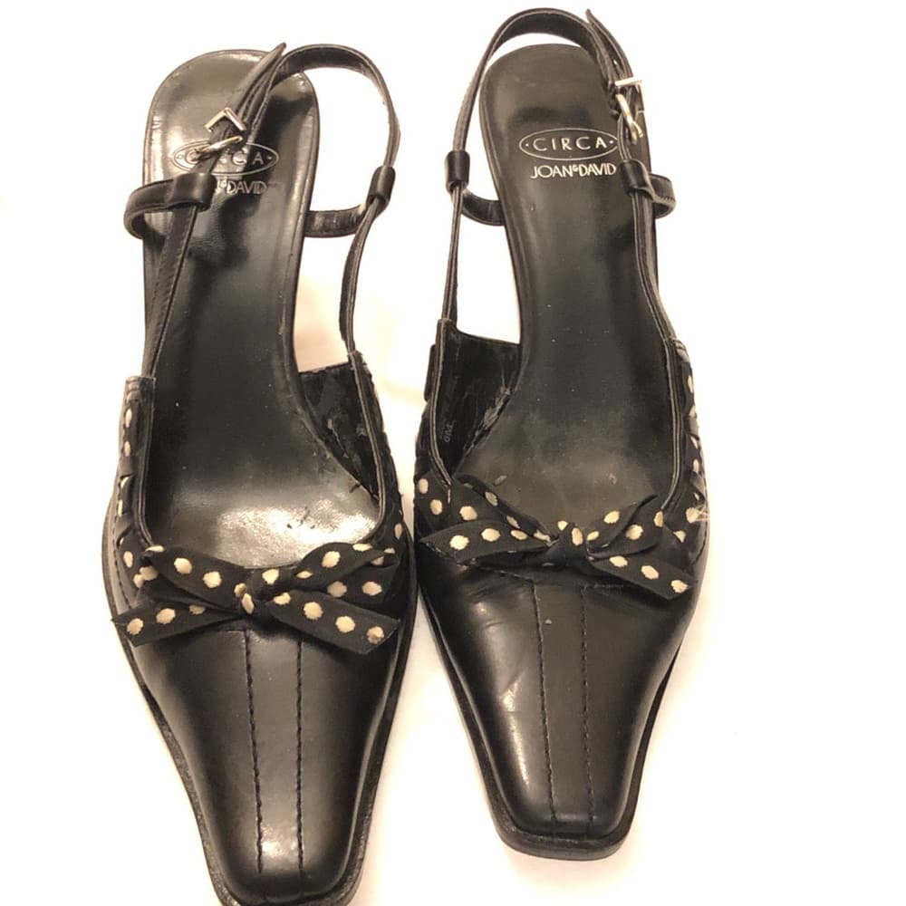 Circa Joan & David polka dot slingbacks - Thumbnail 2