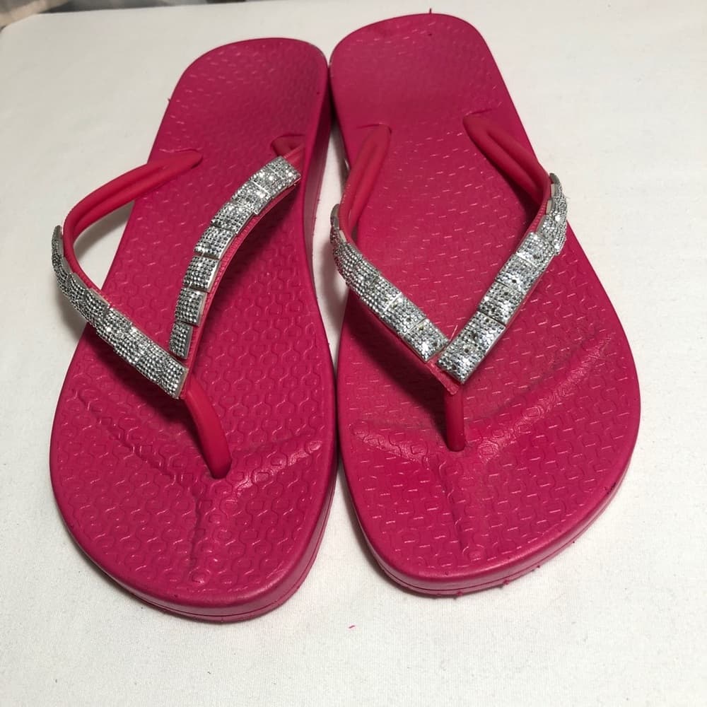 Sparkling flip flops NWOT - Thumbnail 2