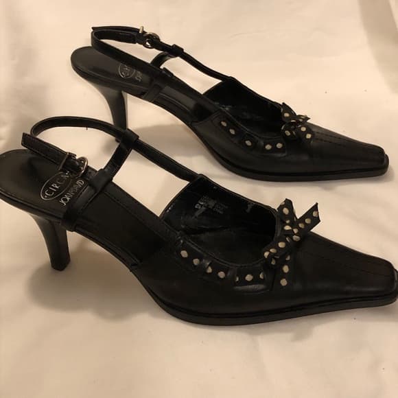 Circa Joan & David polka dot slingbacks - Thumbnail 11