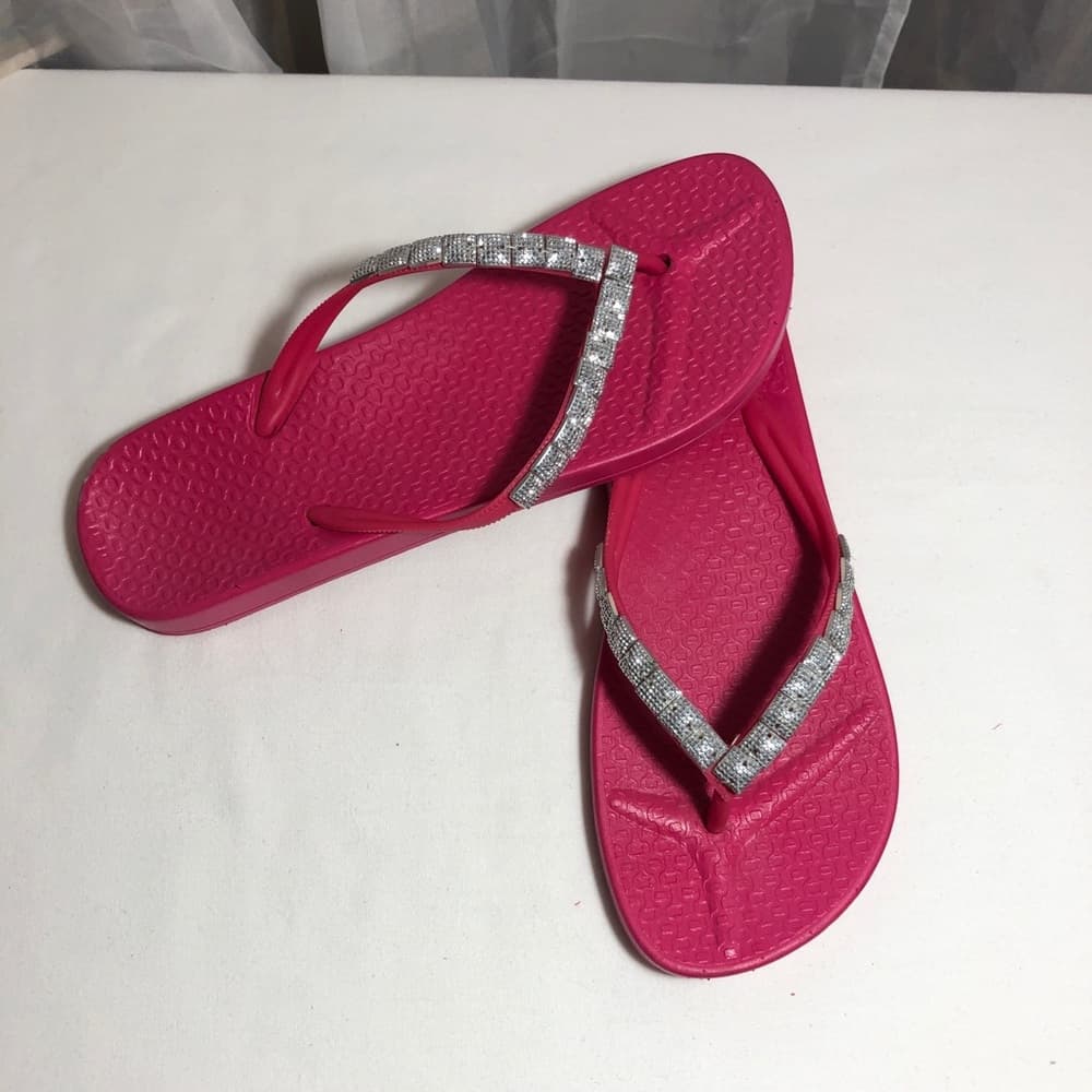 Sparkling flip flops NWOT - Thumbnail 5