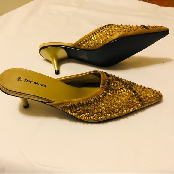 Top Moda Heels. Sparkles & Glitters NWOT - Thumbnail 4