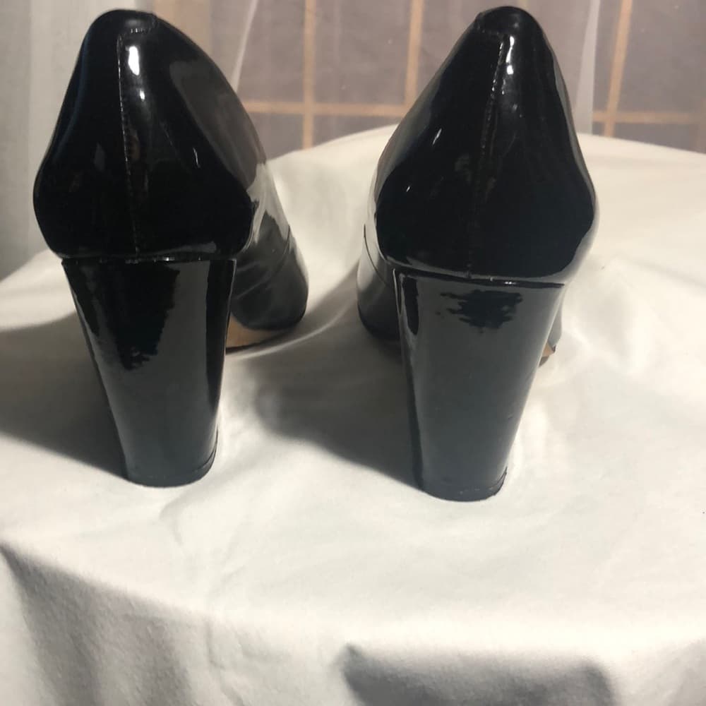 Vince Camuto block heel open toe Pumps