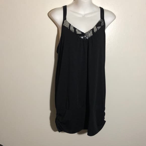 Little Black Dress with Bling - Thumbnail 8