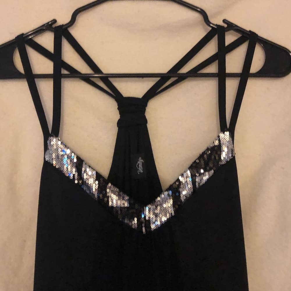 Little Black Dress with Bling - Thumbnail 2