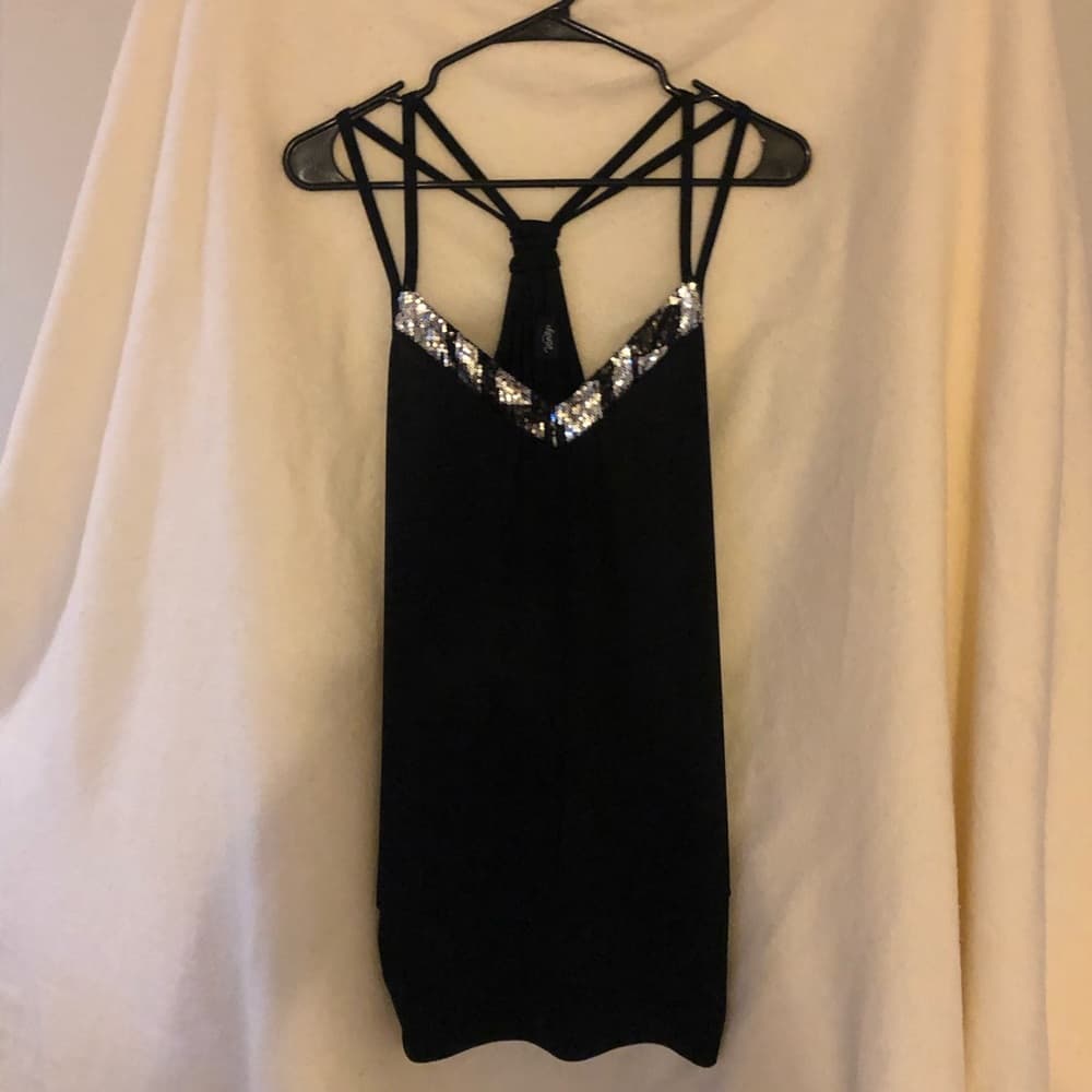 Little Black Dress with Bling - Thumbnail 3