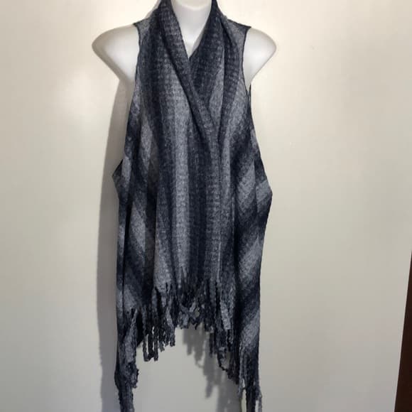 Knitted wrap shrug stole shawl cardigan scarf - Thumbnail 7