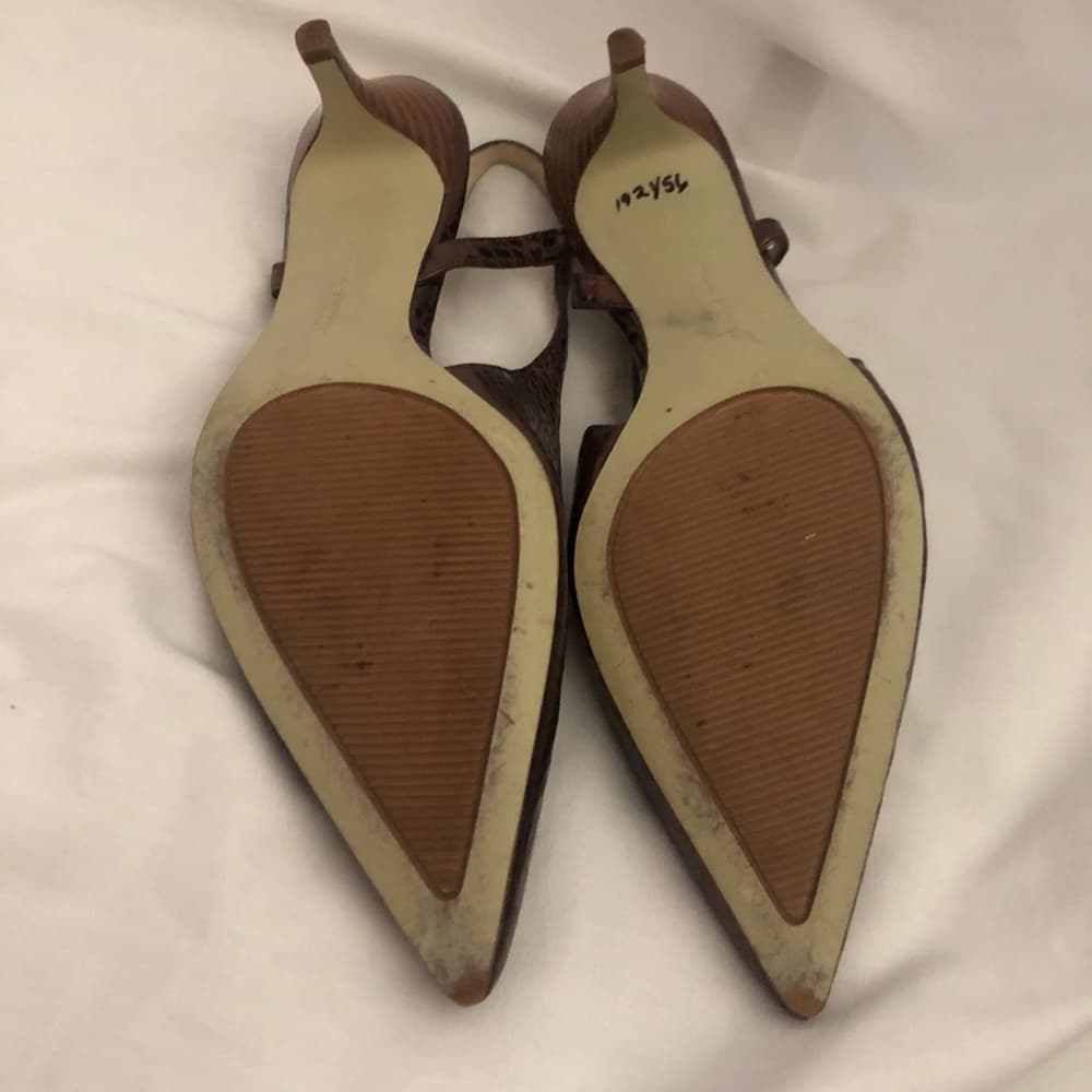 Enzo Angiolini metallic slingbacks - Thumbnail 3
